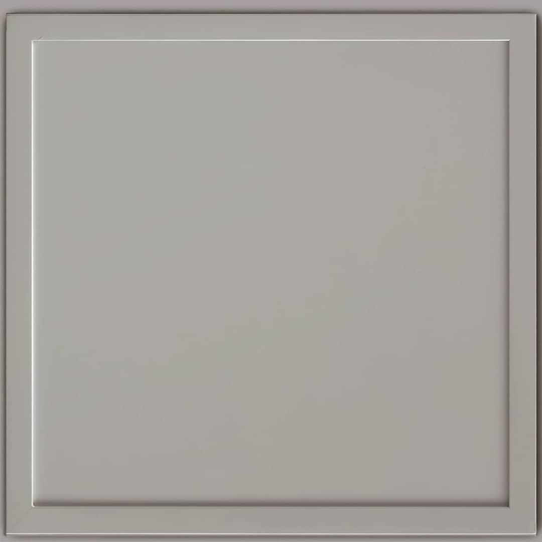 KraftMaid RDCDS,AV4M2,G81M Decker 14.625-Inches W x 14.625-Inches H Pebble Grey Painted Maple Kitchen Cabinet Sample (Door Sample)