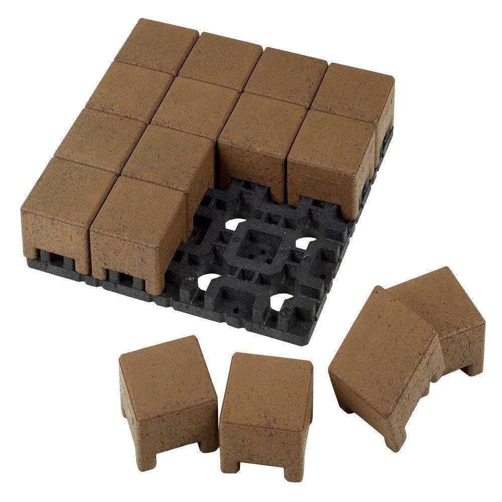 AZEK C048-002 4-in L x 4-in W x 2.5-in H Square Boardwalk Composite Paver