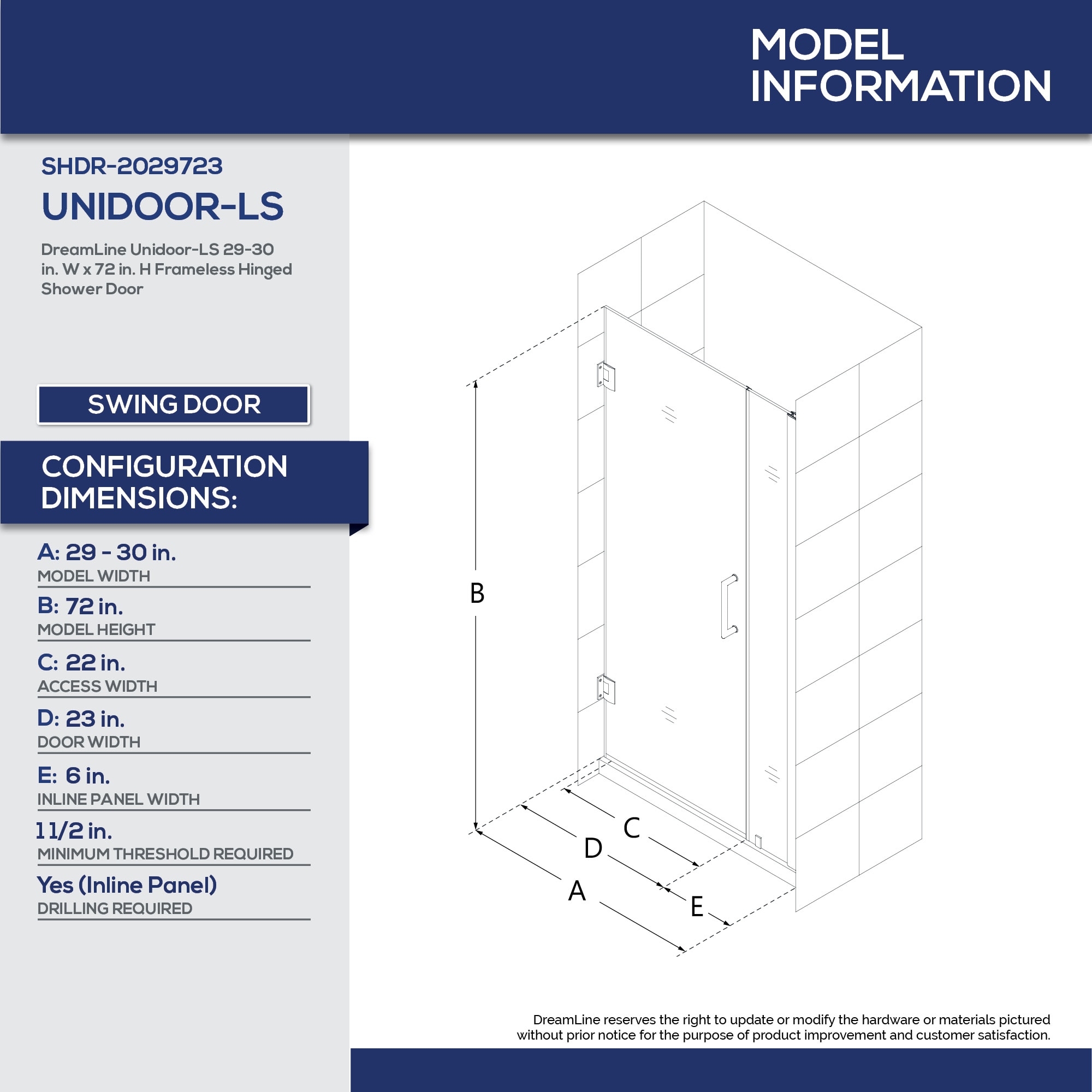 DreamLine SHDR-2029723-01 Shower-Doors - View #5