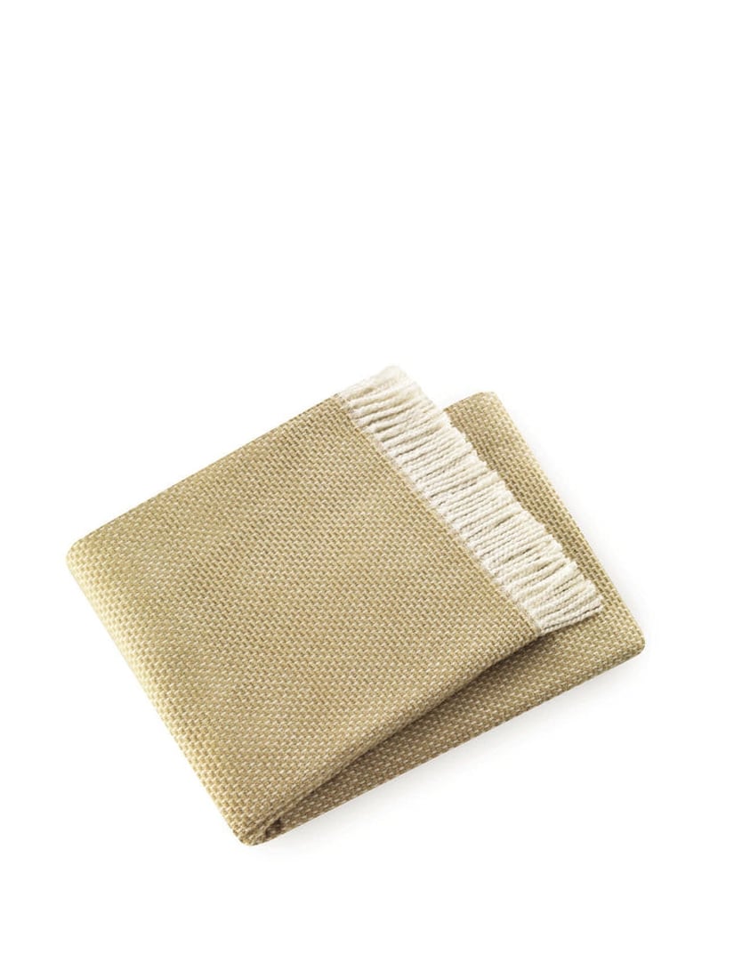 HomeRoots 4000475703 Stone 50-in x 70-in Cotton Blanket