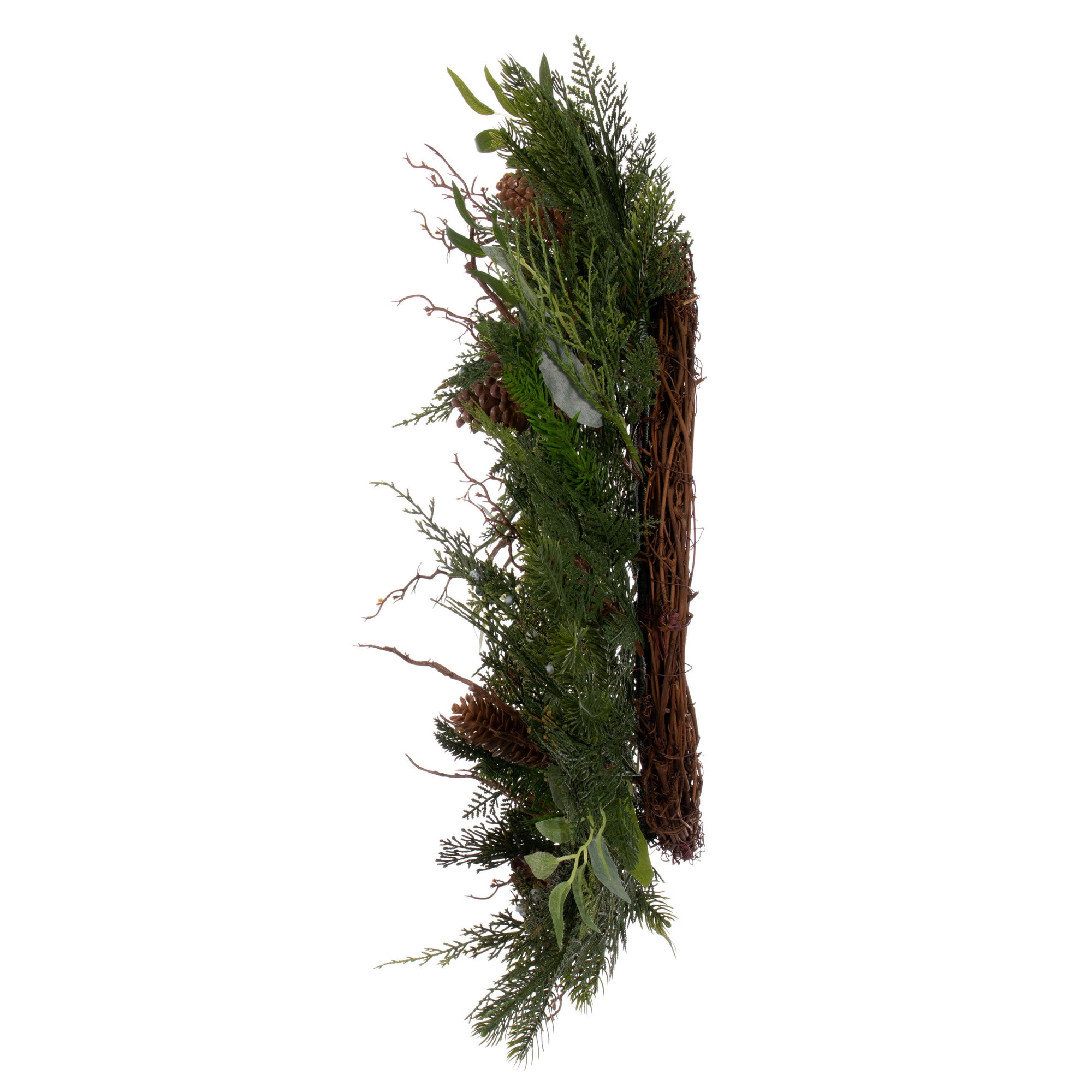 Winter Cedar Pine Cone 24" Artificial Christmas Wreath
