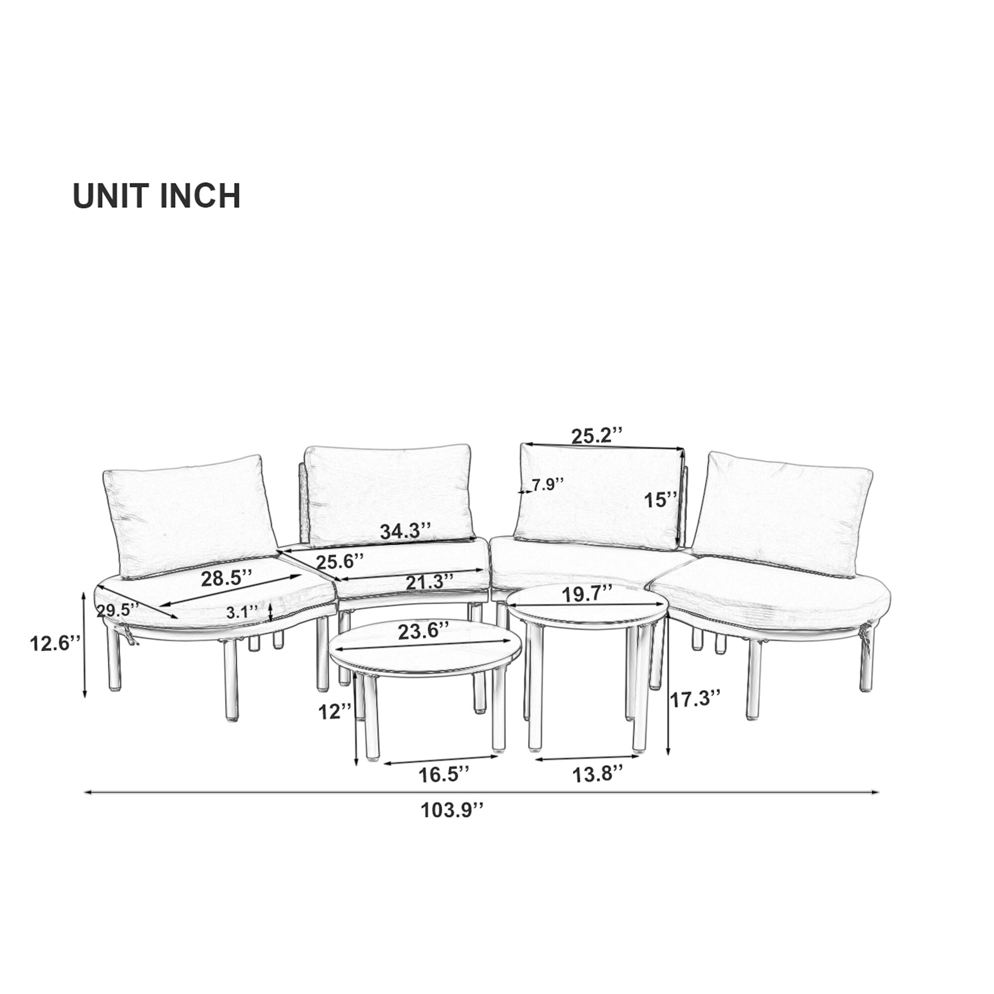 SINOFURN SYA020351BG Patio-Sofas-Daybeds - View #14