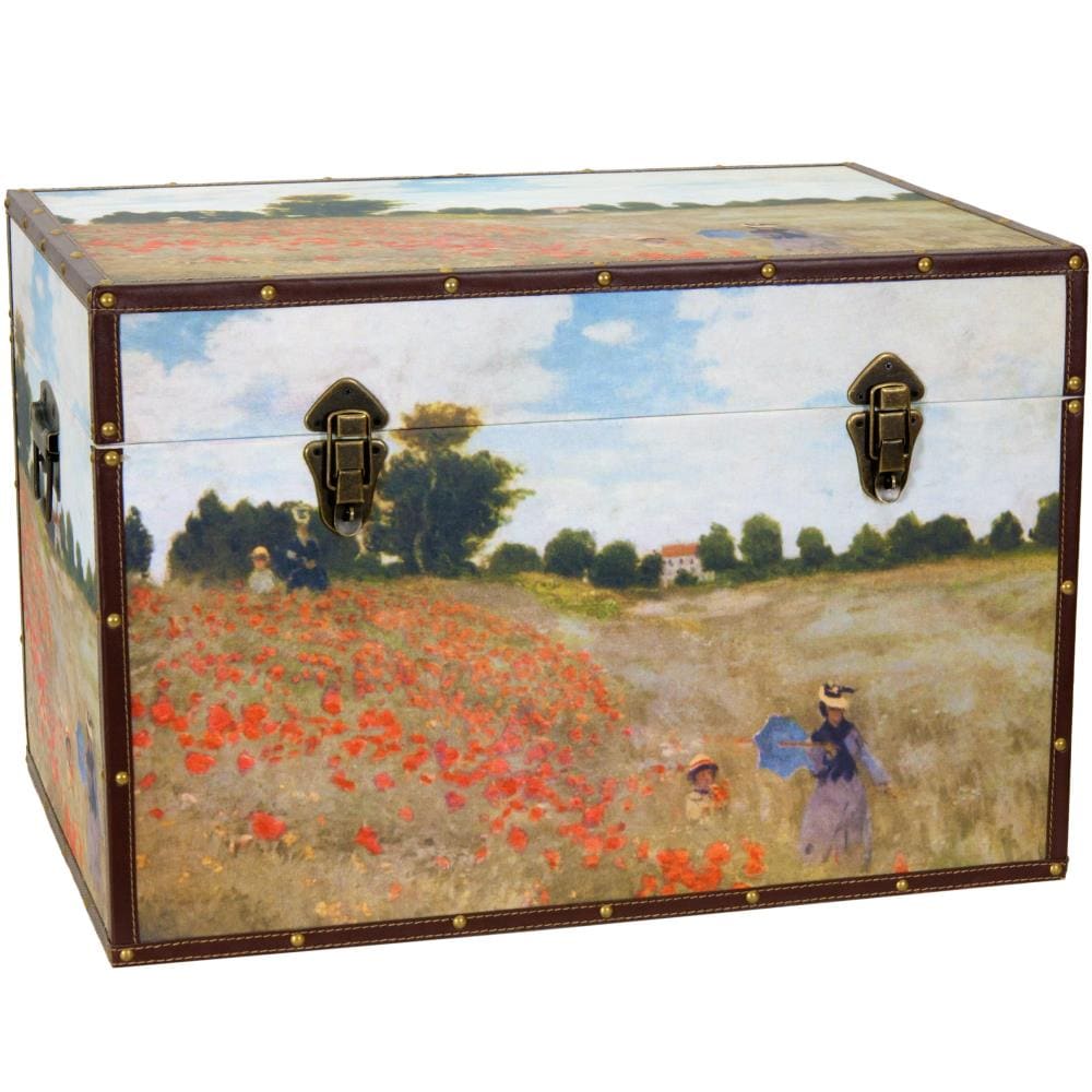 Red Lantern CAN-TRNK-MONET 1-cu ft Multiple Colors/Finishes Wood Storage Trunk