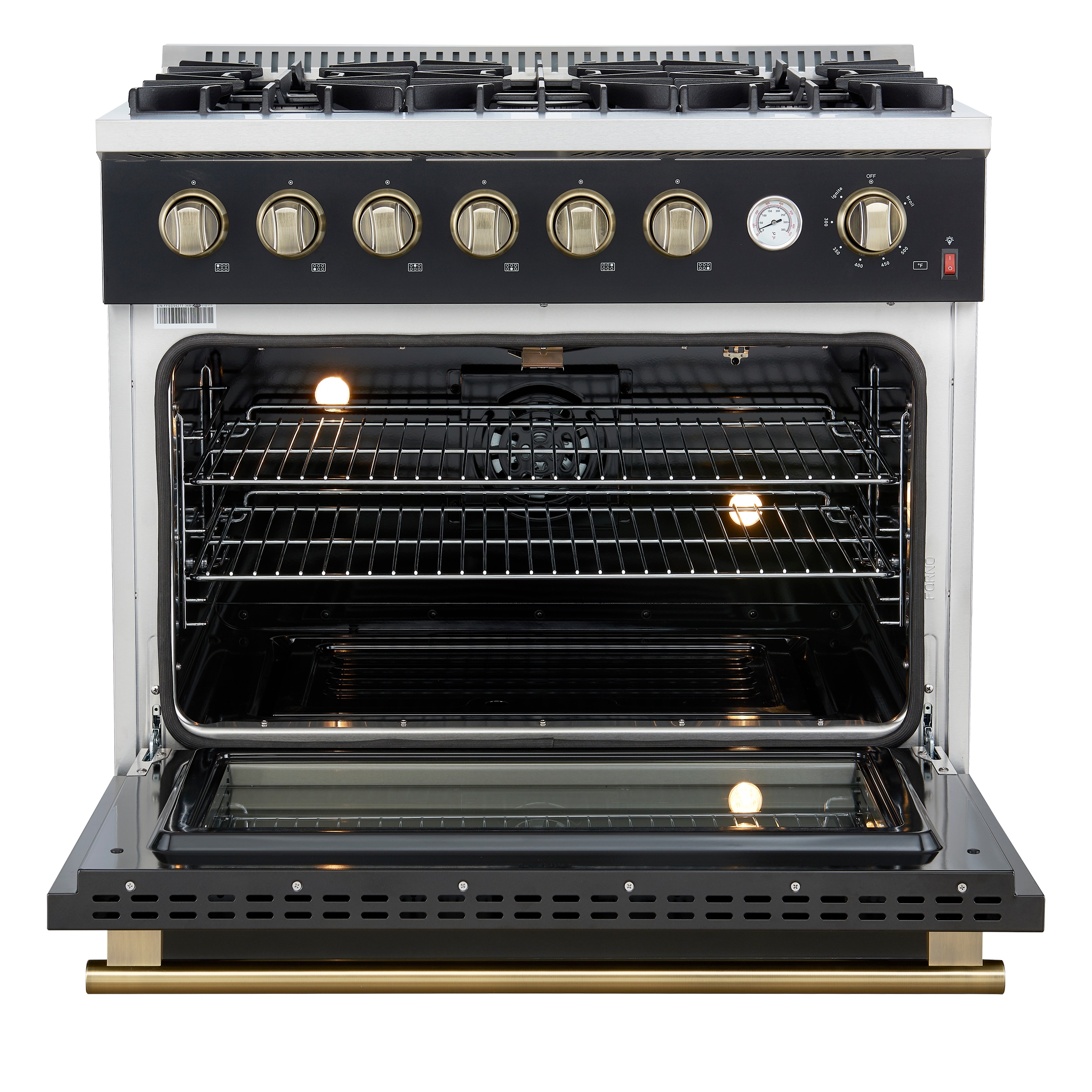 FORNO FFSGS6277-36BLK Freestanding-Gas-Ranges - View #4