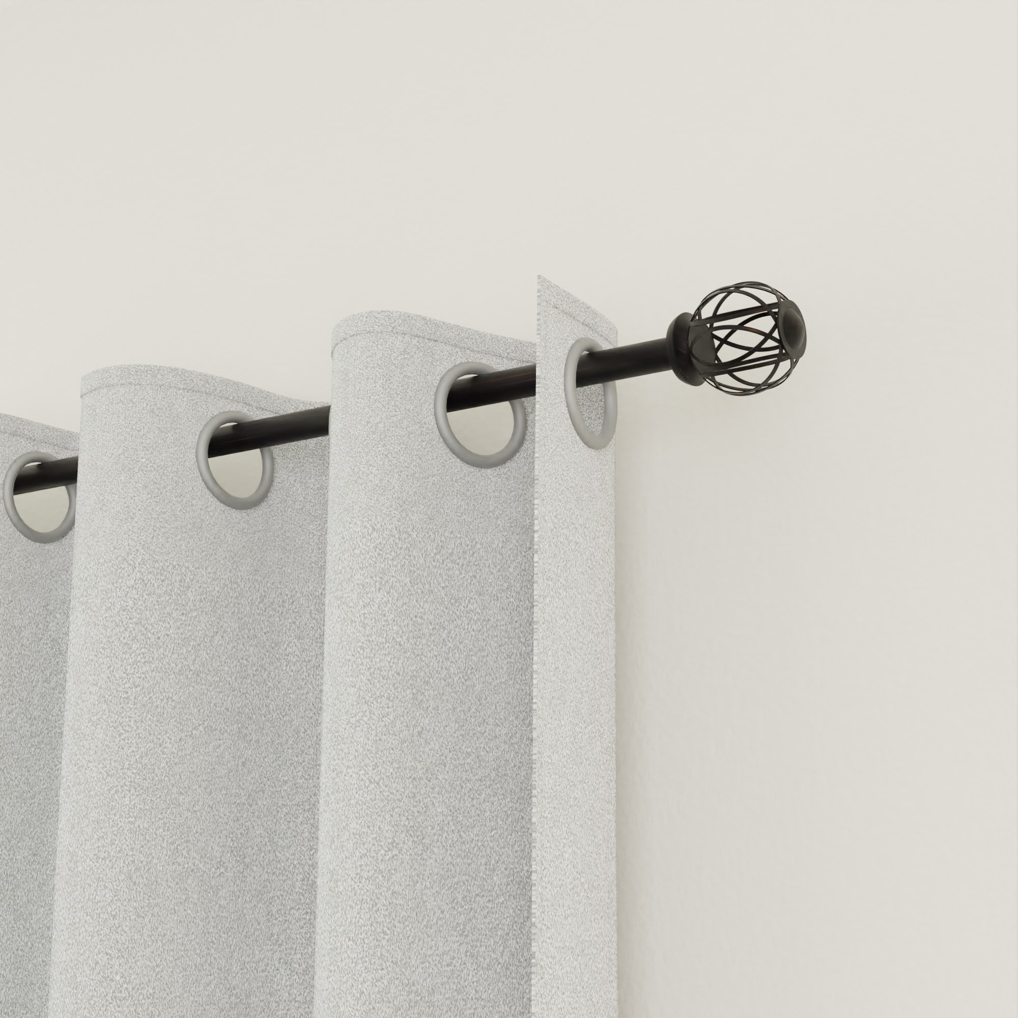 Style Selections FSI 1475F BRNZ Curtain-Rods - View #2