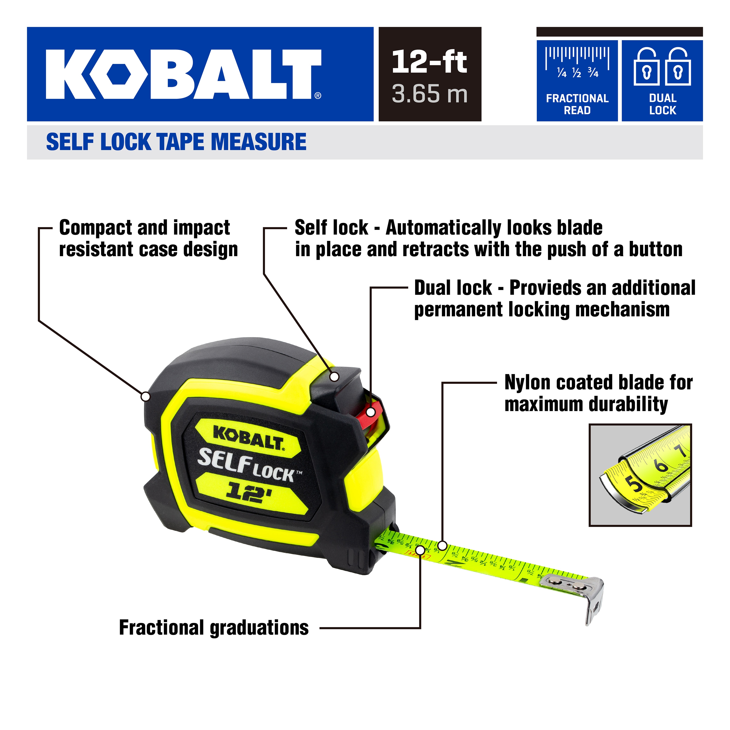 Kobalt KBSL12HV Tape-Measures - View #8