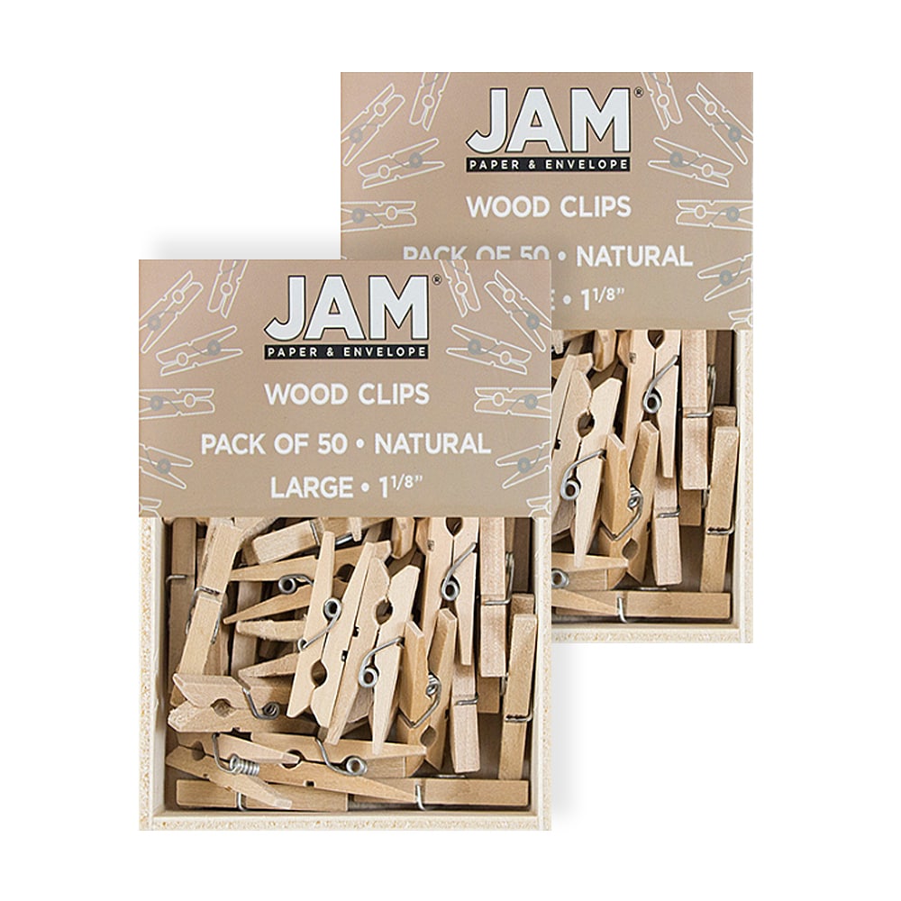 Tiny Clothespins Natural Wood - 1 Inch - 40 Count