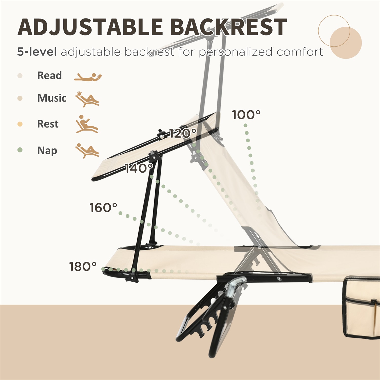 BABOOM BOM-P174363-OR Beach-Camping-Chairs - View #5