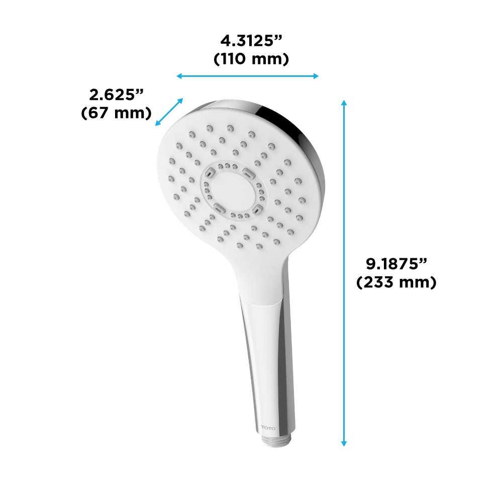 TOTO TBW01009U4-CP Fixed-Showerhead - View #9