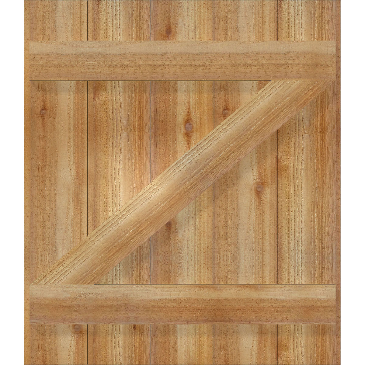 Ekena Millwork RBJ06Z26X031RWR Exterior-Shutters - View #5