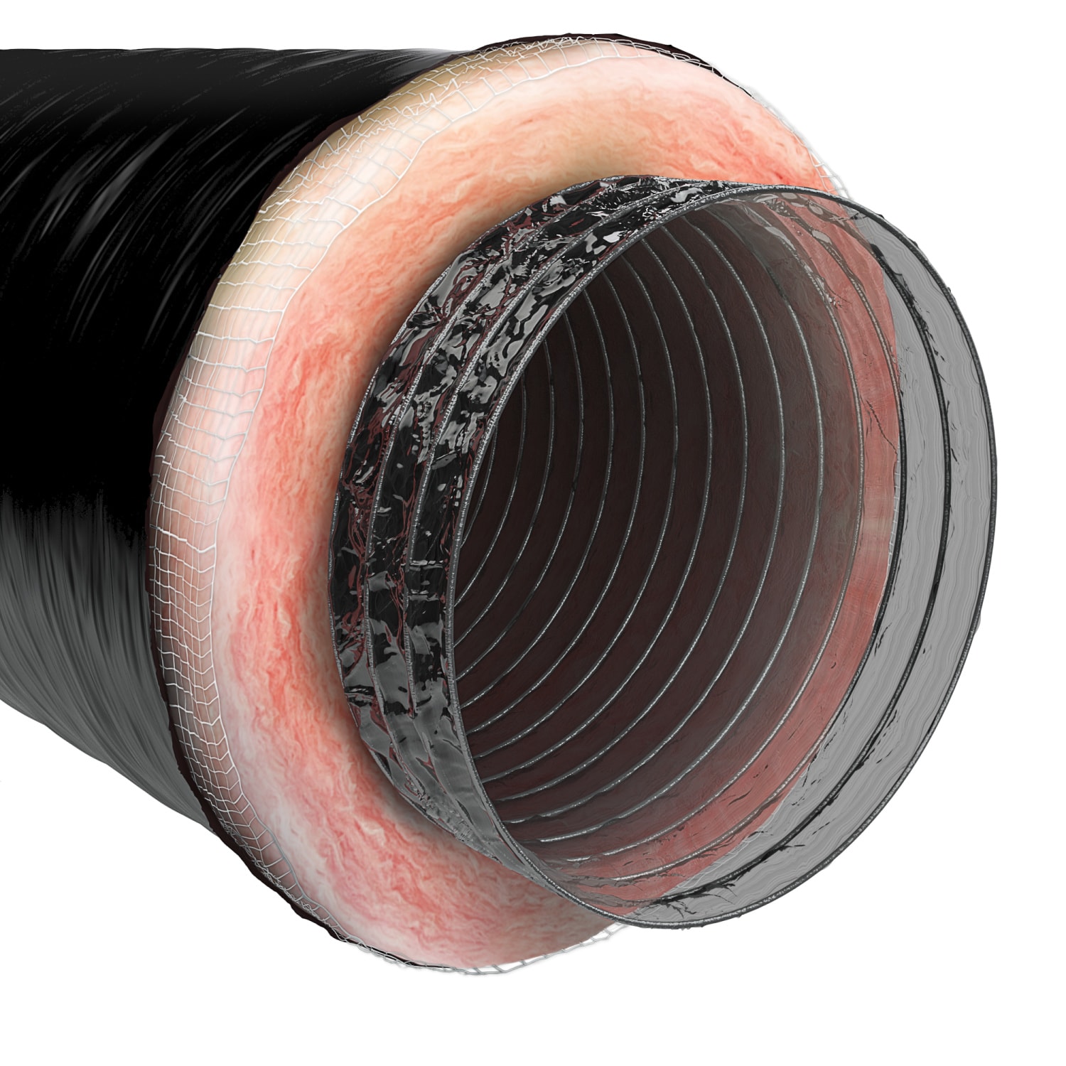 IMPERIAL DEI-1425-M 14.0-in x 25.0-ft Polyester Insulated Flexible Duct 4.2 - R