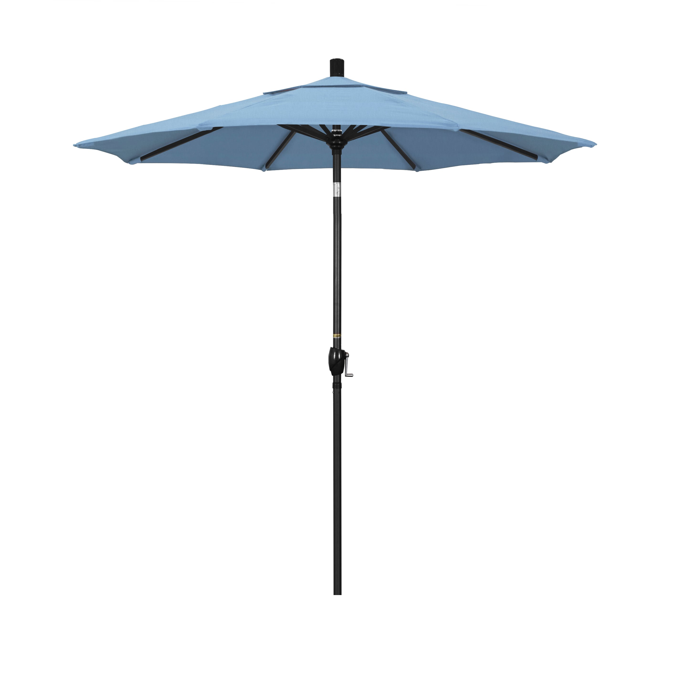 California Umbrella 7.5-Feet Aluminum Blue Market Patio Umbrella