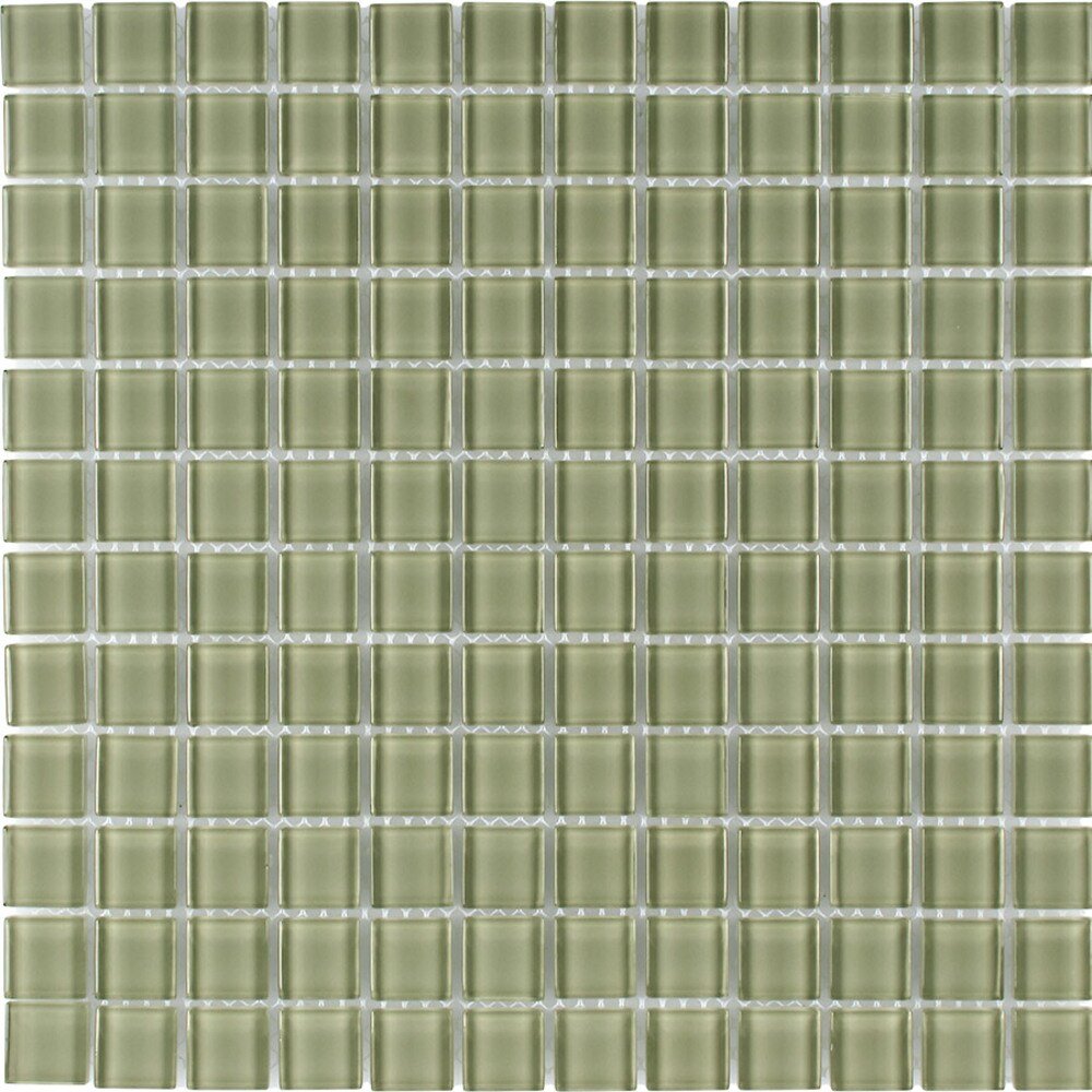 Elida Ceramica CHIGLABR121 Willow 12-in x 12-in Glossy Glass Uniform Squares Wall Tile