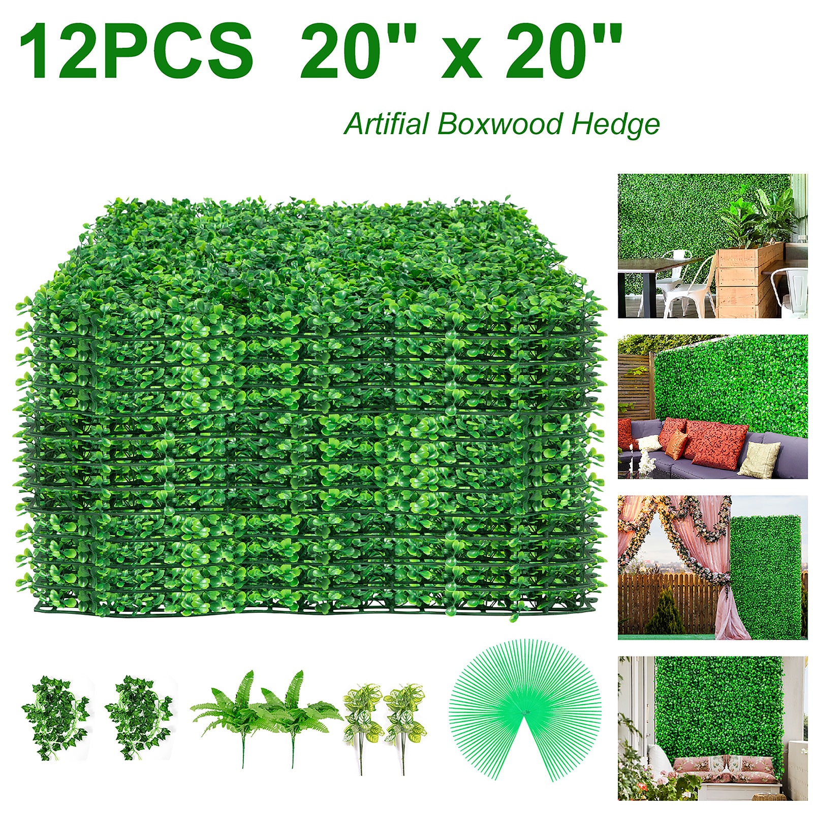 Factory Direct Craft Indoor Outdoor Artificial Mixed Fern Garland for Home  Decor and Accenting