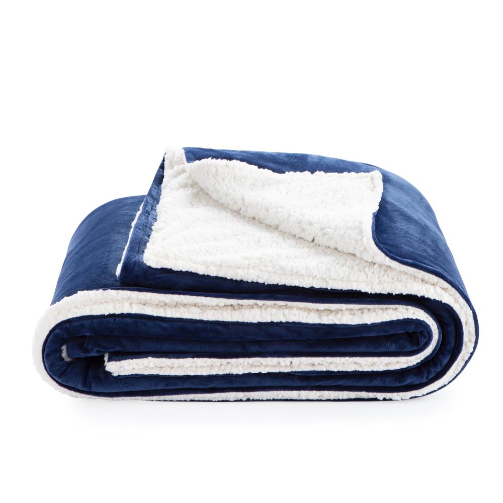 LUCID Comfort Collection LUCC6080NVISWBCV Blankets-And-Throws - View #3
