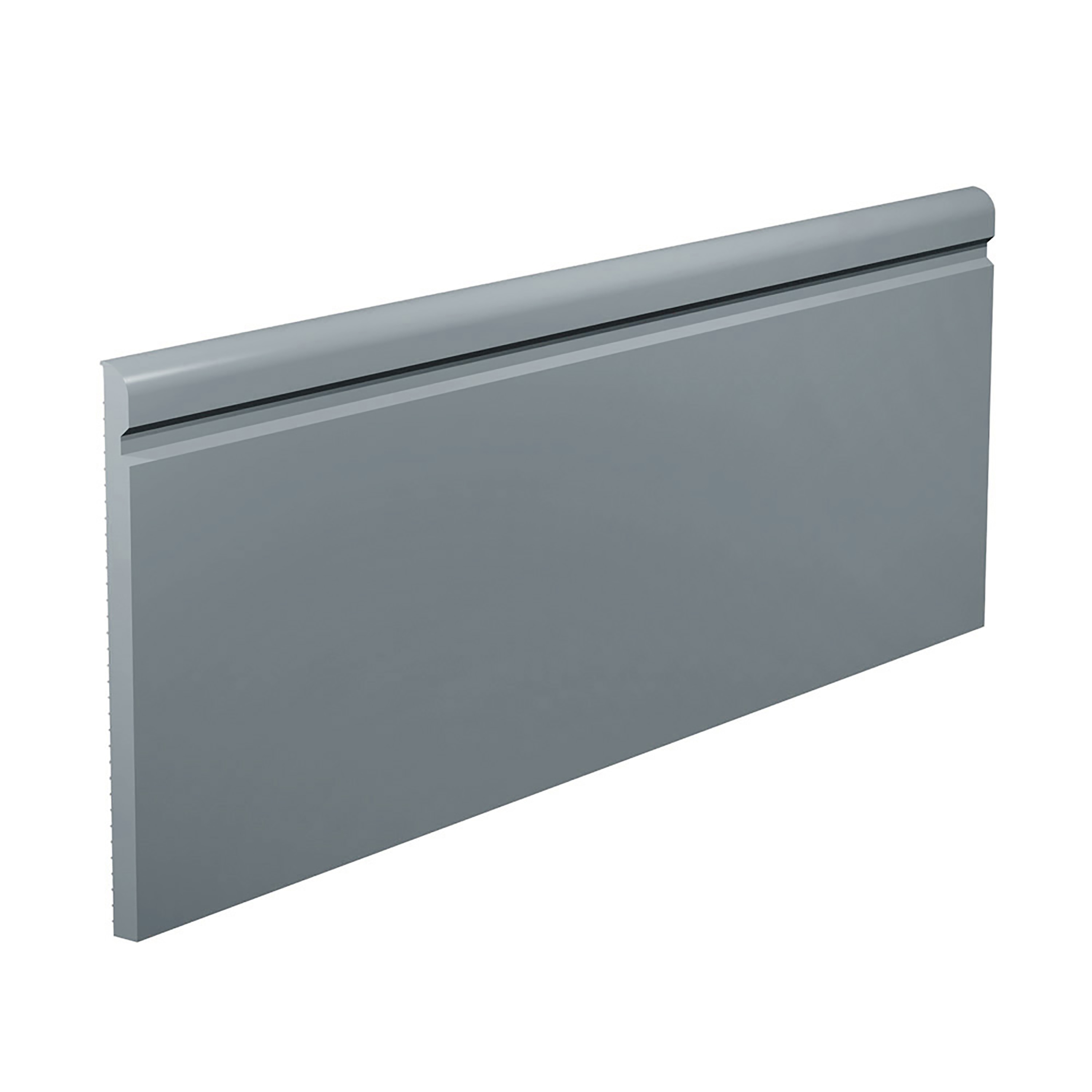 Captivate Base Sculpture Medium Gray 0.25-Inches T x 4.25-Inches W x 96-Inches L Vinyl Wall base
