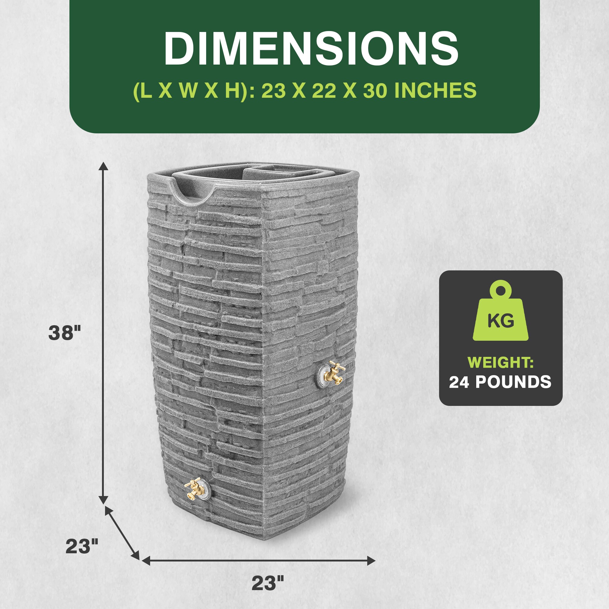 Good Ideas 324487 Rain-Barrels - View #3