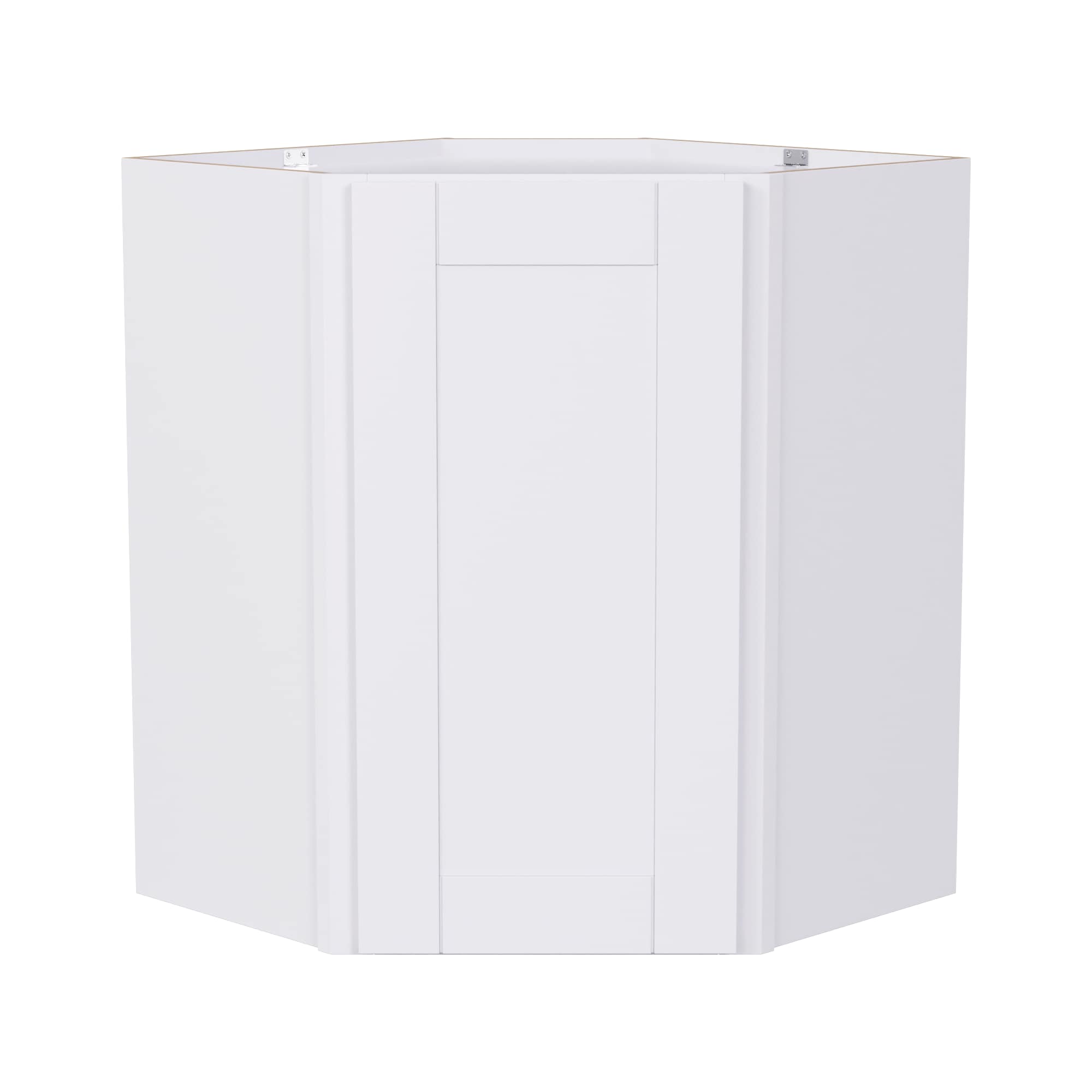 Arcade Green 505DC2430 24-in W x 30-in H x 24-in D White Birch Diagonal Corner wall Fully assembled Plywood Cabinet (Recessed Panel Shaker)