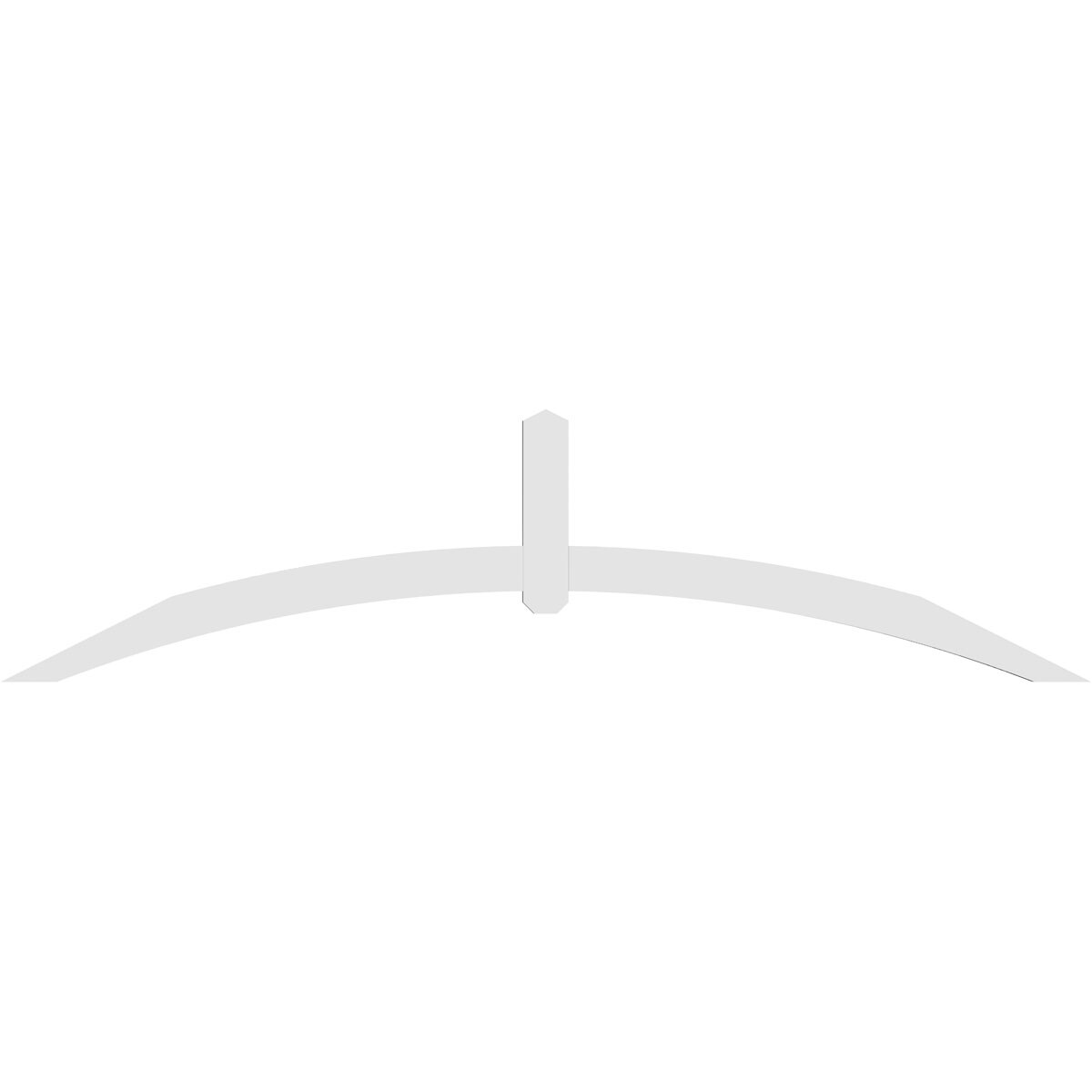 Ekena Millwork GBP096X24X0204ARC00 Exterior-Brackets-Braces - View #4