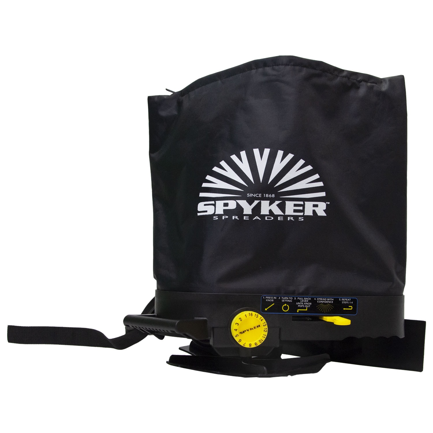 SPYKER BCS25 Pro-series Bcs25 25 Lb Bag Spreader with Material Viewing Window