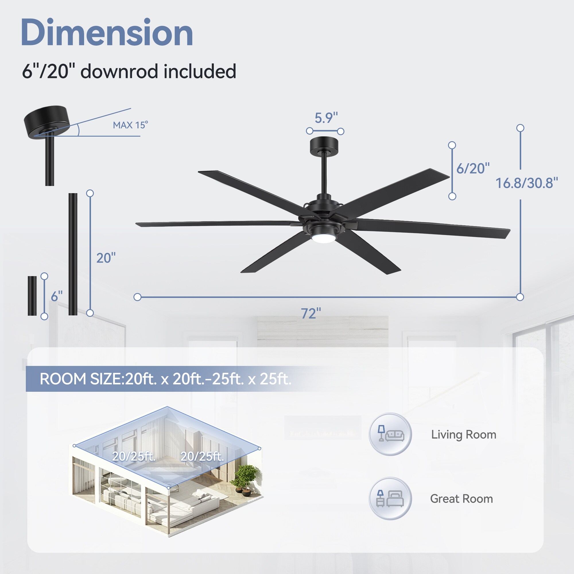 Breezary 30014-AB-NL Ceiling-Fans - View #13