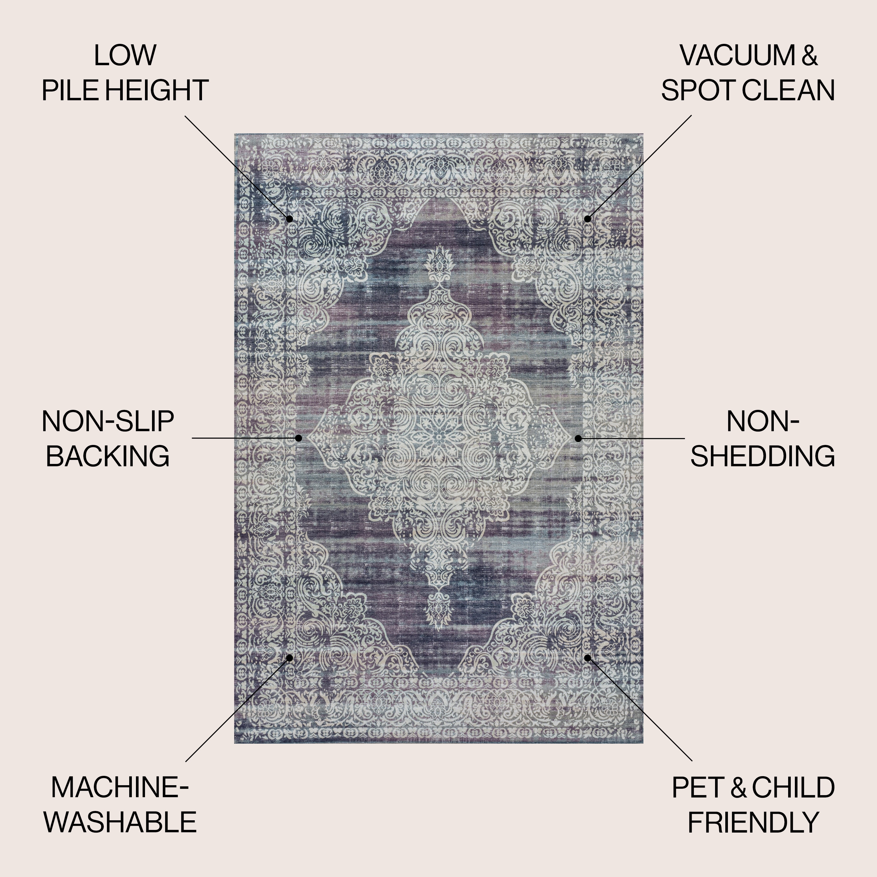 JONATHAN  Y WSH107C-3 rugs - View #2