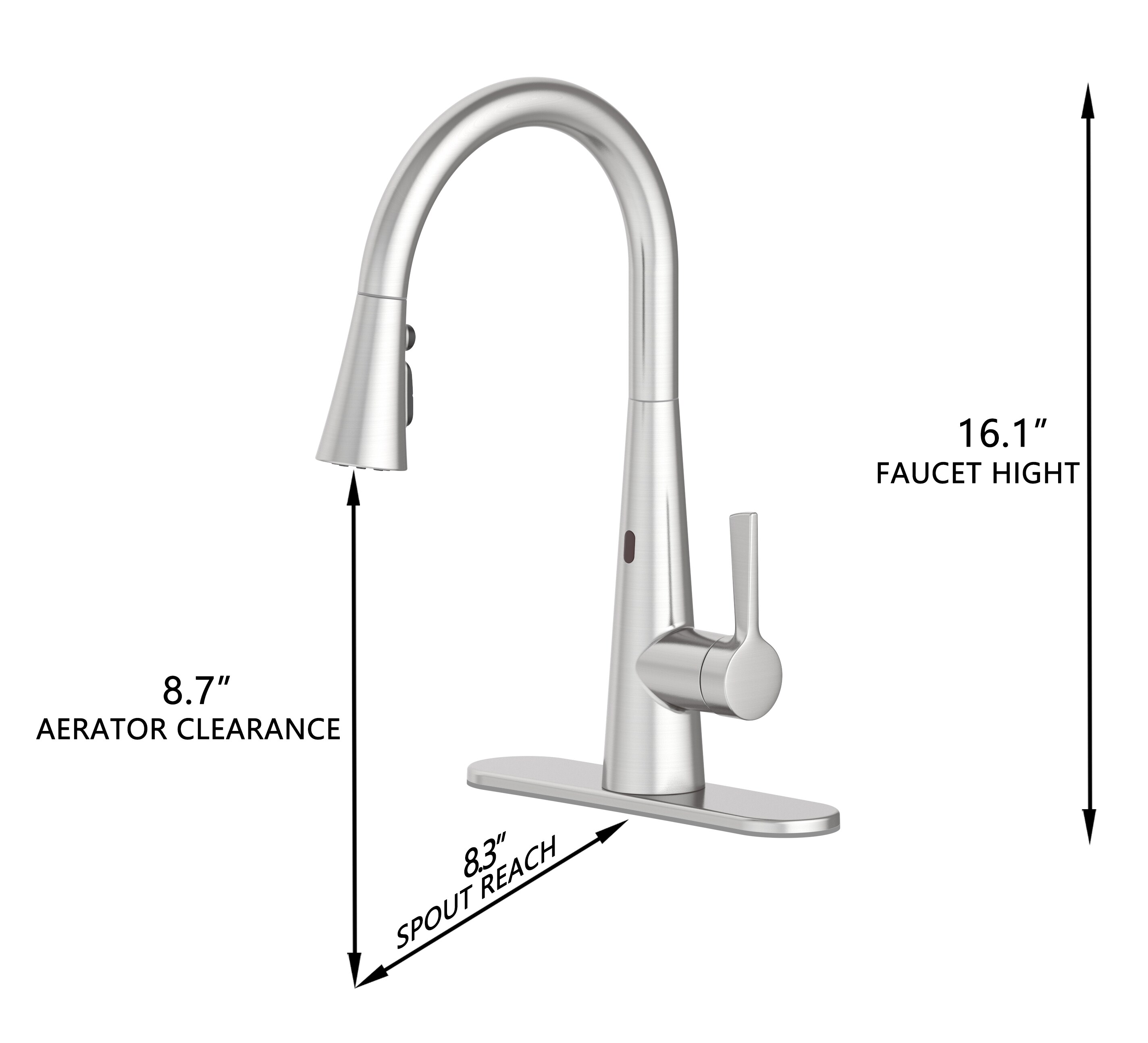 allen + roth 67947W-130802 Kitchen-Faucets - View #4