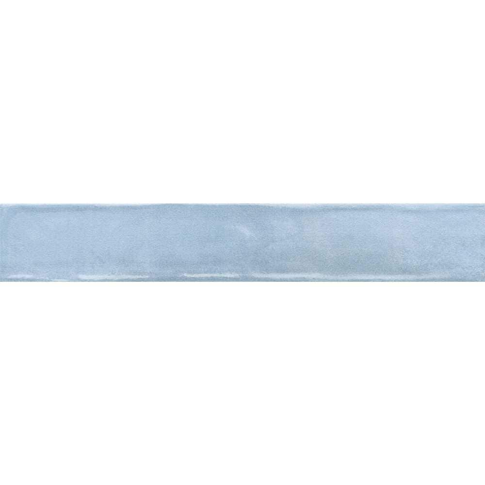 The Tile Life TPARK0214CI Battery Park Cielo 2-in x 14-in Glossy Porcelain Stone Look Floor and Wall Tile (12-sq. ft/ Carton)