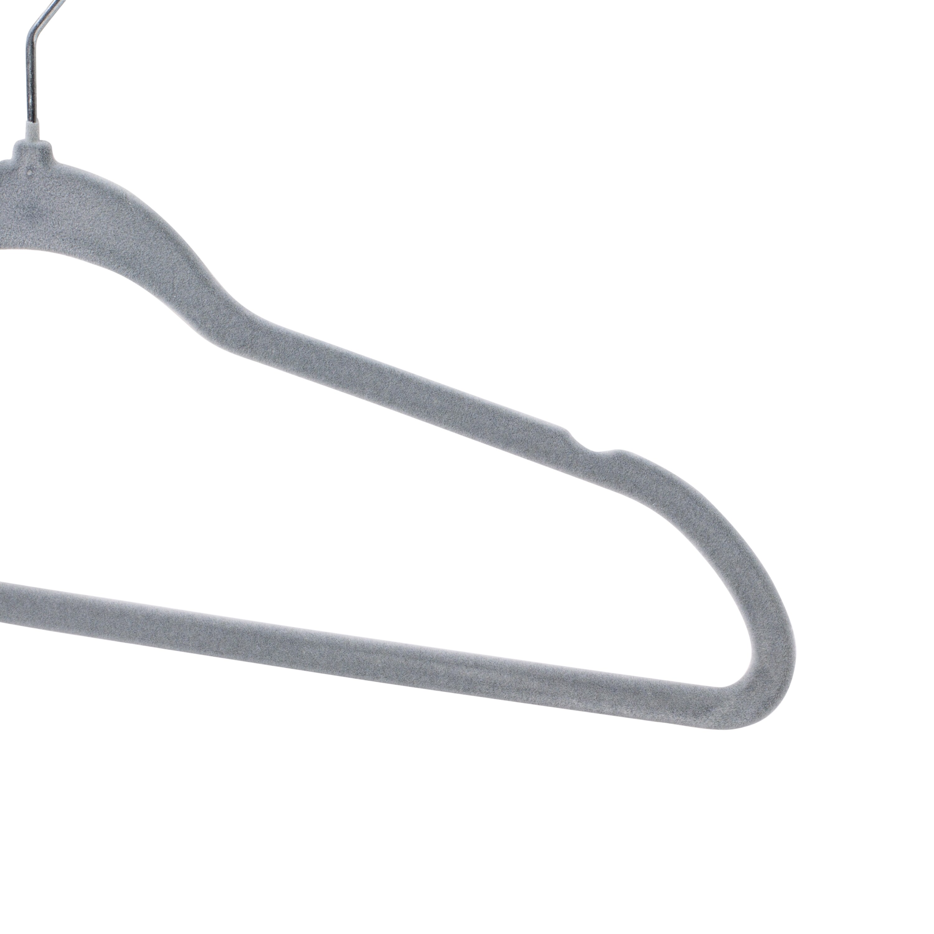 Honey-Can-Do Light Green Slim-Profile Non-Slip Velvet Hangers (25-Pack)