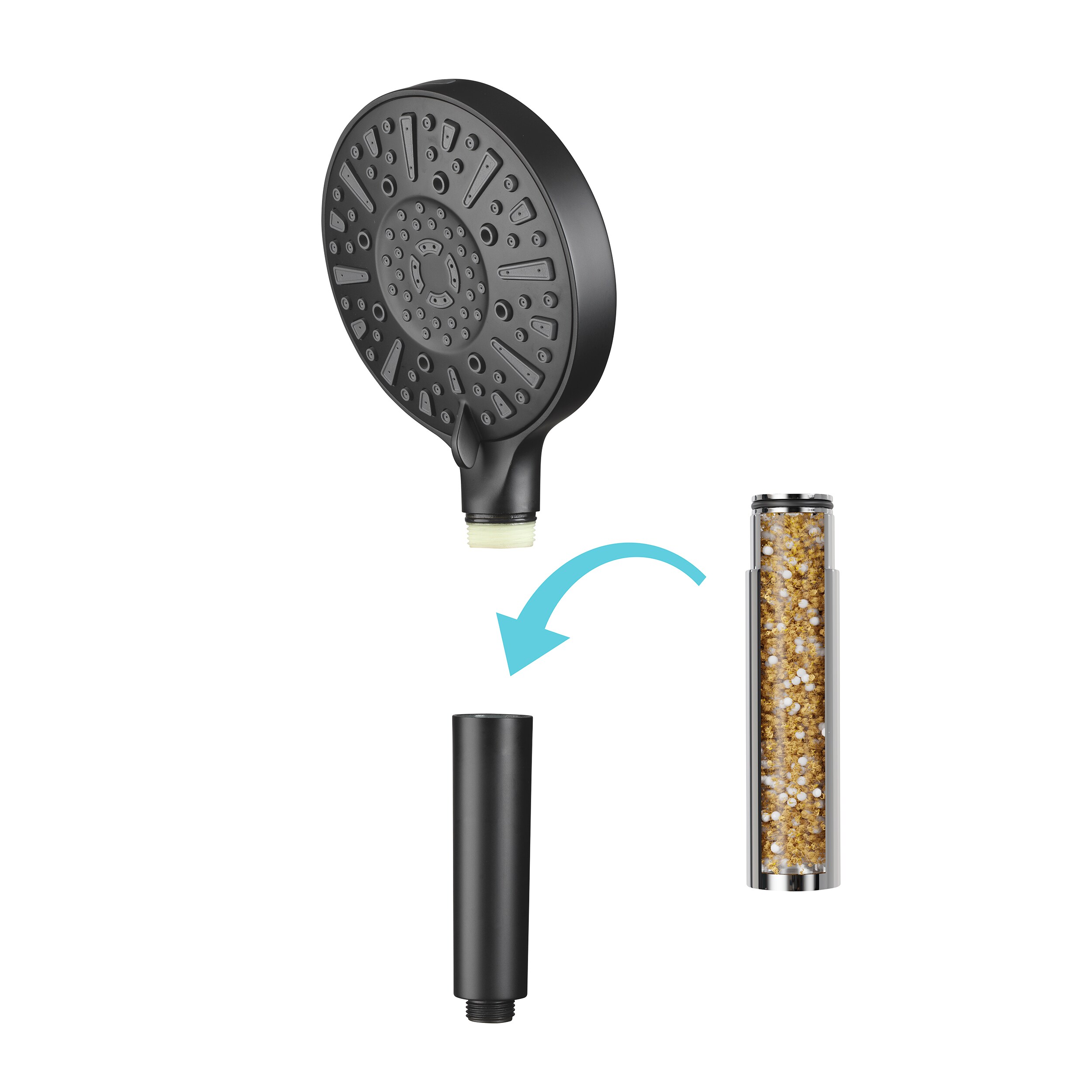 allen + roth FIL-0918-ARMB Fixed-Showerhead - View #3