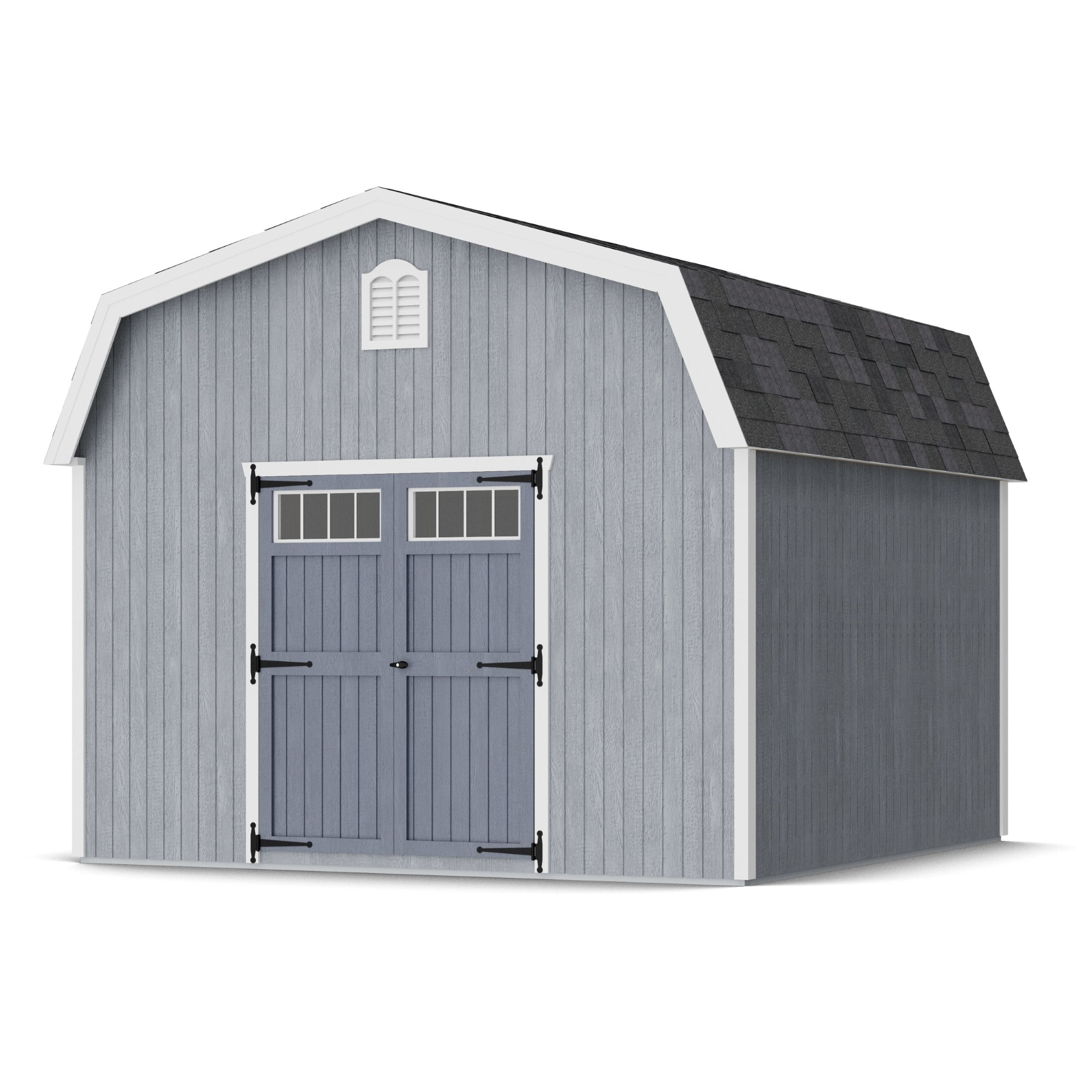 Little Cottage Co 12X12 WBCGS-PC-FK Colonial Woodbury 12-ft x 12-ft Gambrel Style Wood Outdoor Storage Shed with 2 Doors