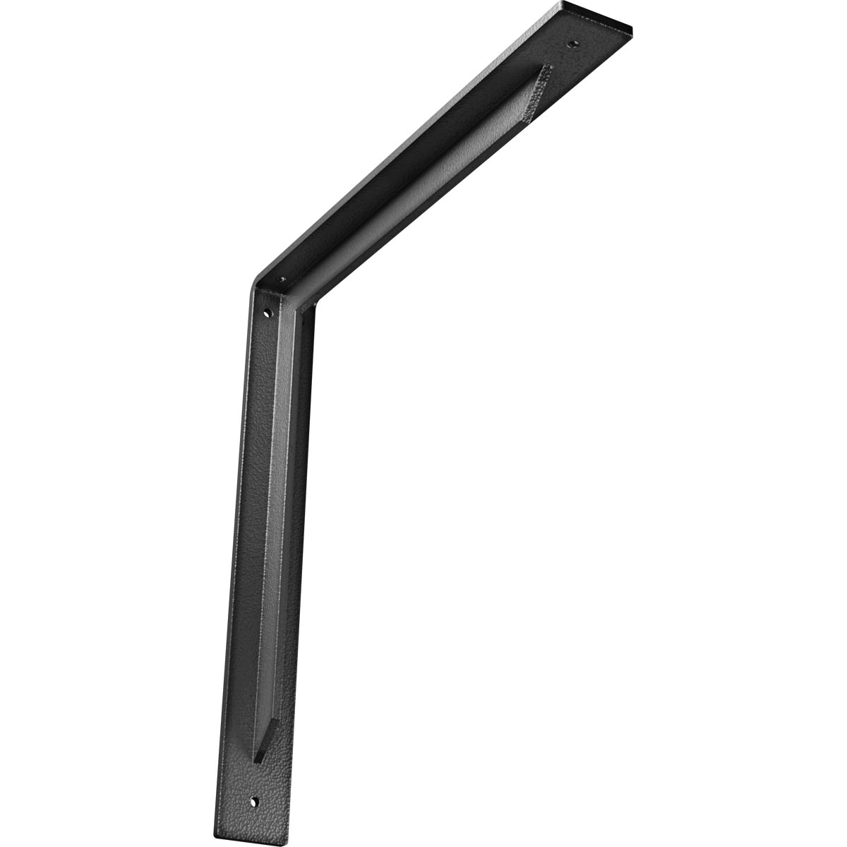 Ekena Millwork BKTM02X16X16STHSV Stockport 16-in x 2-in x 16-in Gray Steel Countertop support bracket