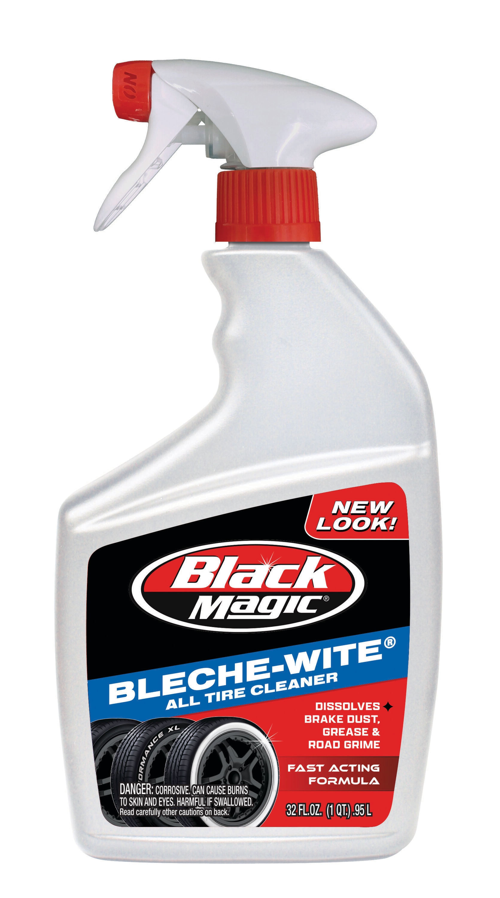 Black Magic Bleche Wite Tire Cleaner 32-fl oz Car Exterior Wash 120066 ...