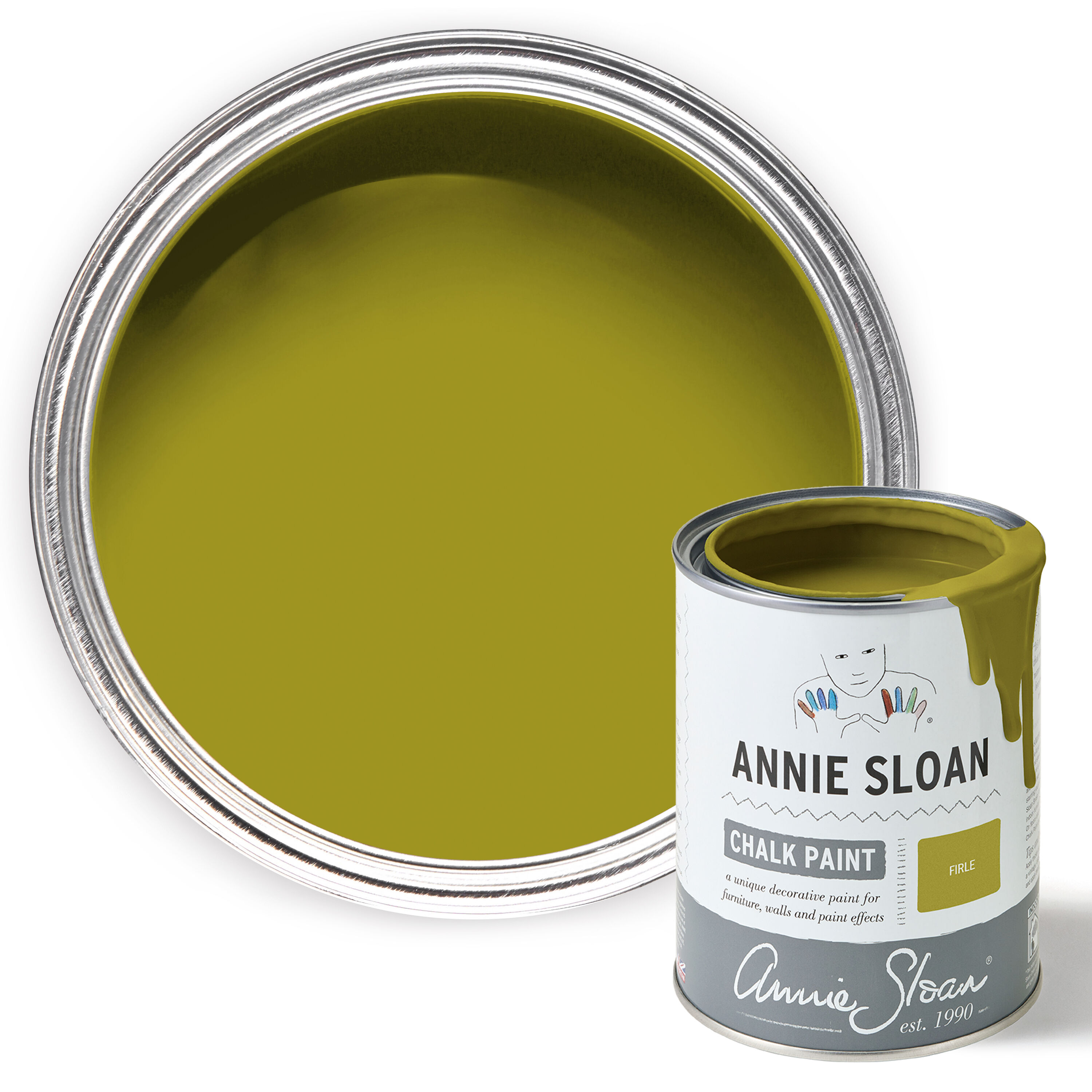 Annie Sloan P056FIR.5001.01 Flat Firle Chalky ( 1-pint )
