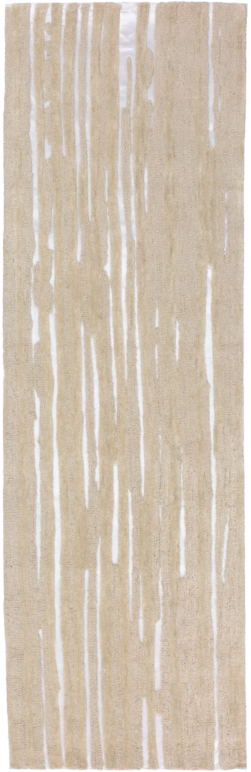 Addison Rugs ADZ32CP2X8 Dazzle 2 x 8 (ft) Tufted Wool Champagne Rectangular Indoor Solid Bohemian/Eclectic Runner rug