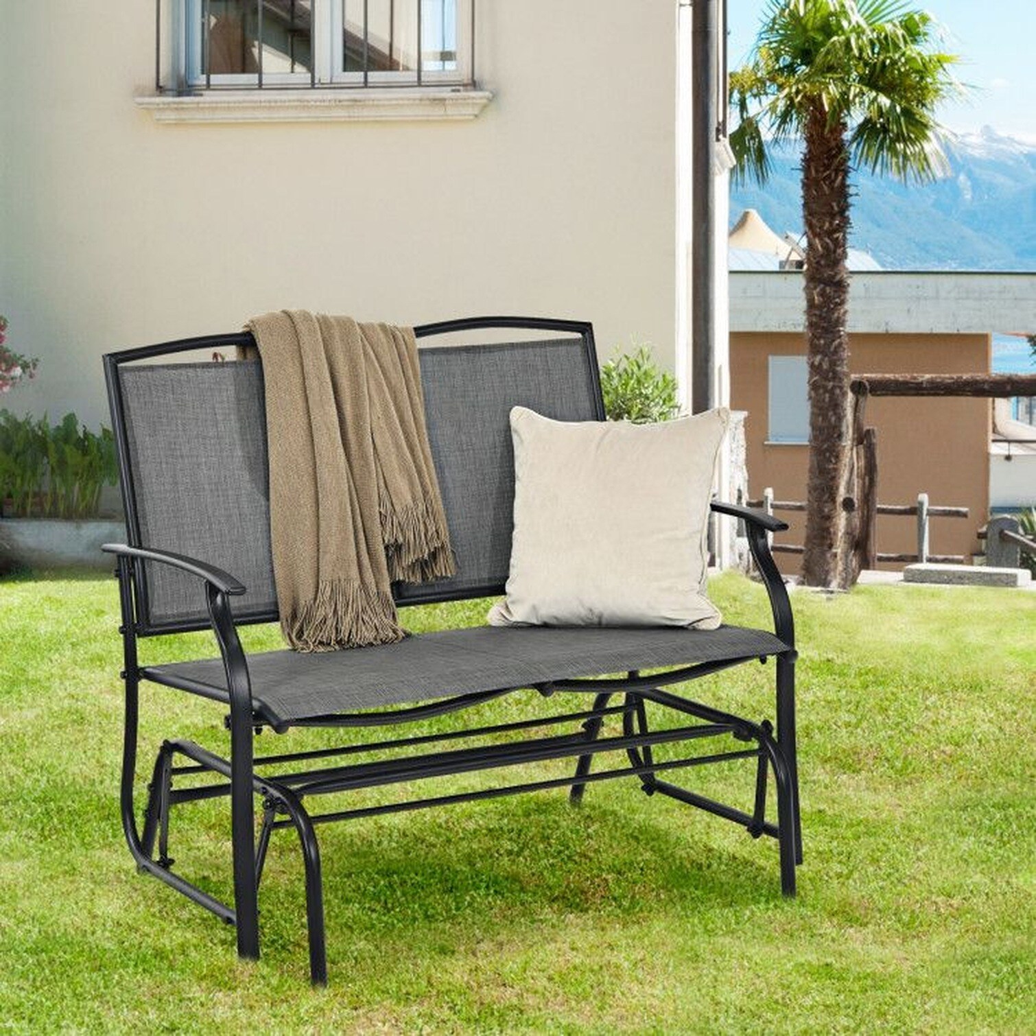 Tammesy Lawn Garden Relaxation Benche combining Water-Resistant Design ...