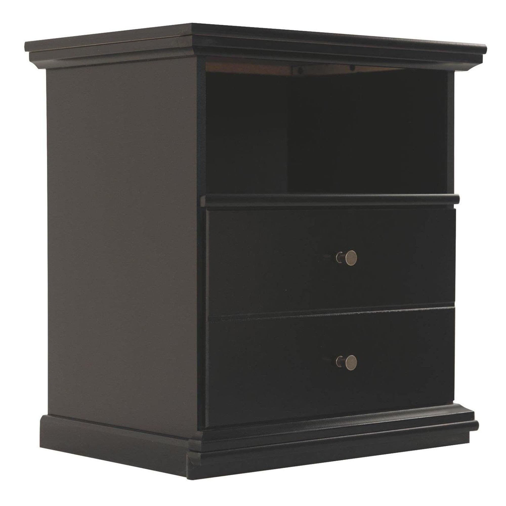 JASMODER B03458885 Black Mdf Bookcase with Doors (22.48-in W x 24.37-in H x 16.14-in D)