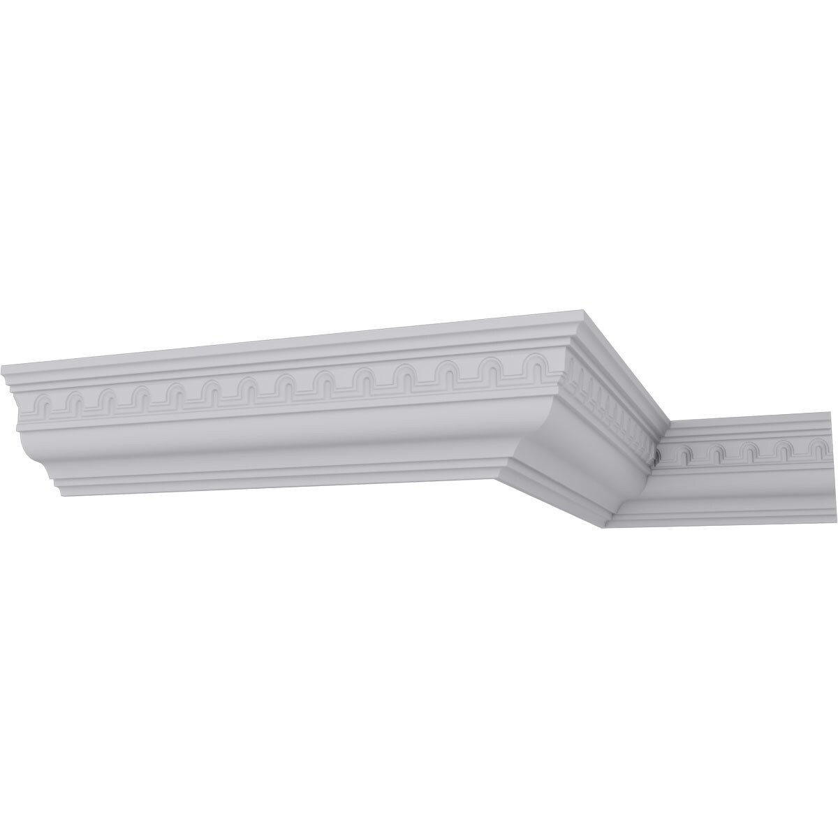 Heaton Primed Polyurethane Crown Moulding 5 1/8"H x 94 1/2"L