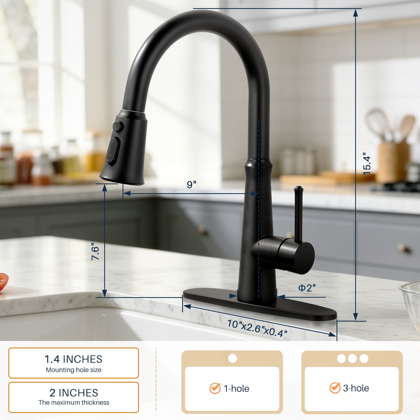 WOWOW 2310700B-LW Kitchen-Faucets - View #7