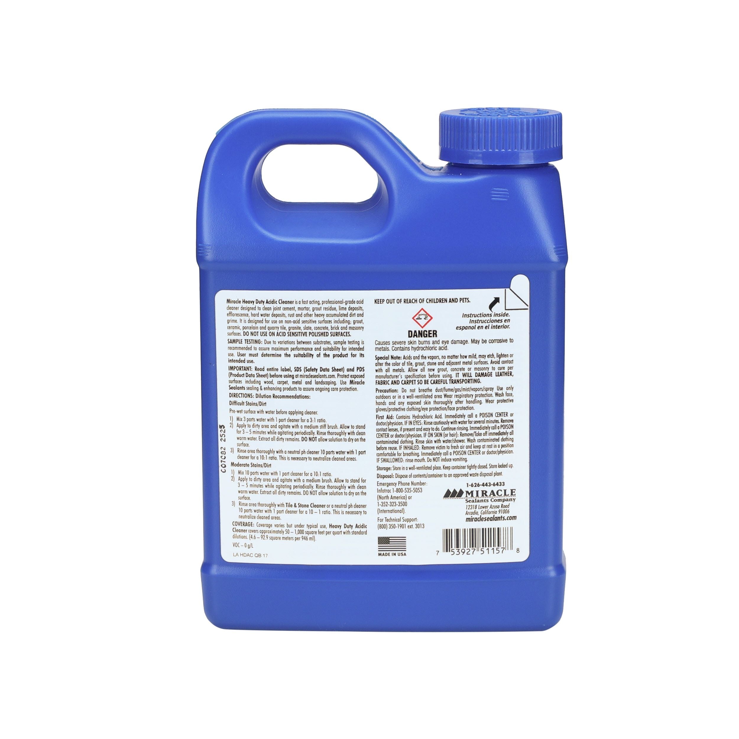 Miracle Sealants Acid Haze Remover (32-fl oz) in the Tile Cleaners  department at