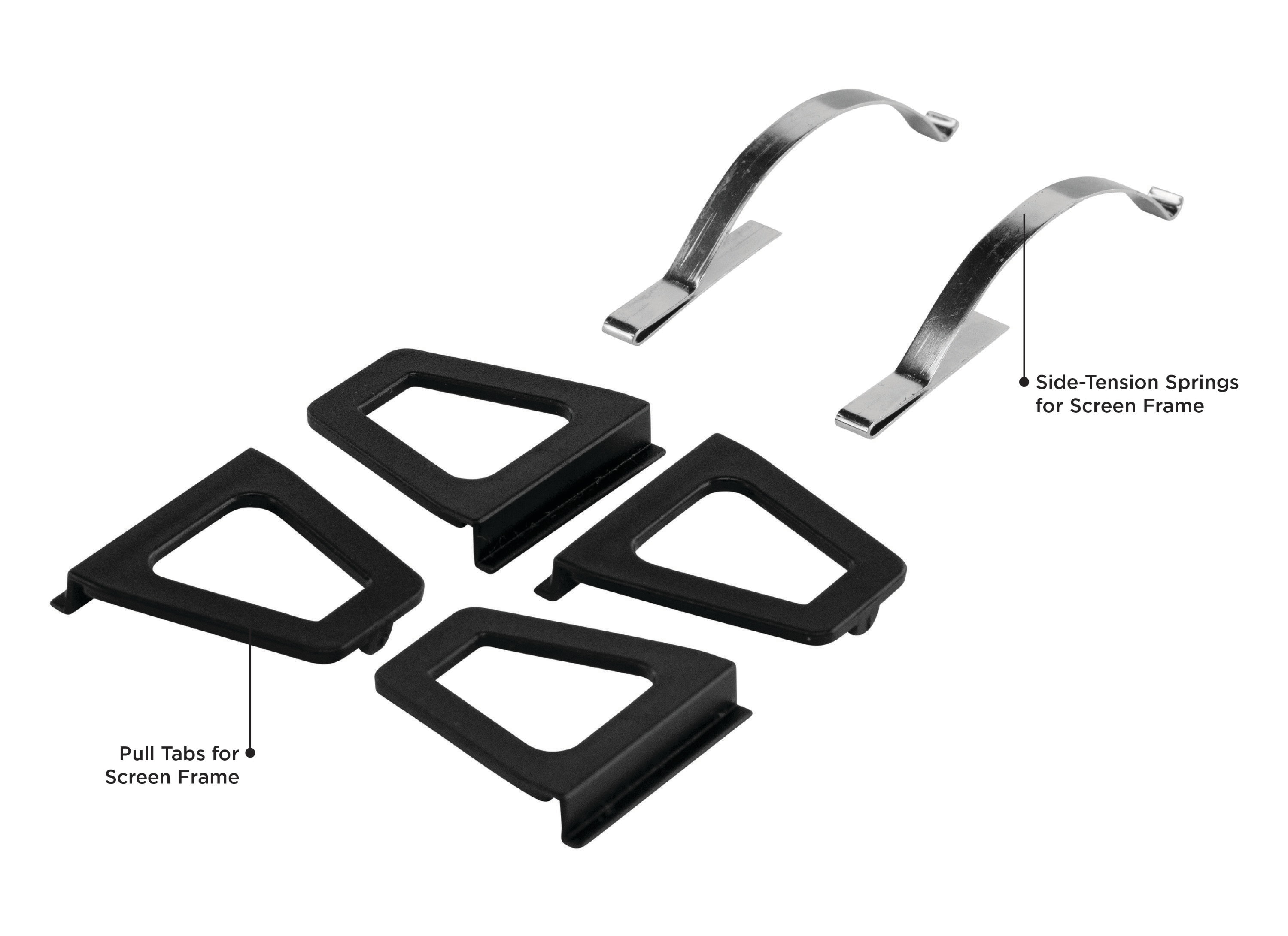 BAOWUINGLU Window Screen Tension Spring Corner Clips Holding Sliding in Aluminum Channel Safely and Securely A inch Wide 2-3 4 at MechanicSurplus.com