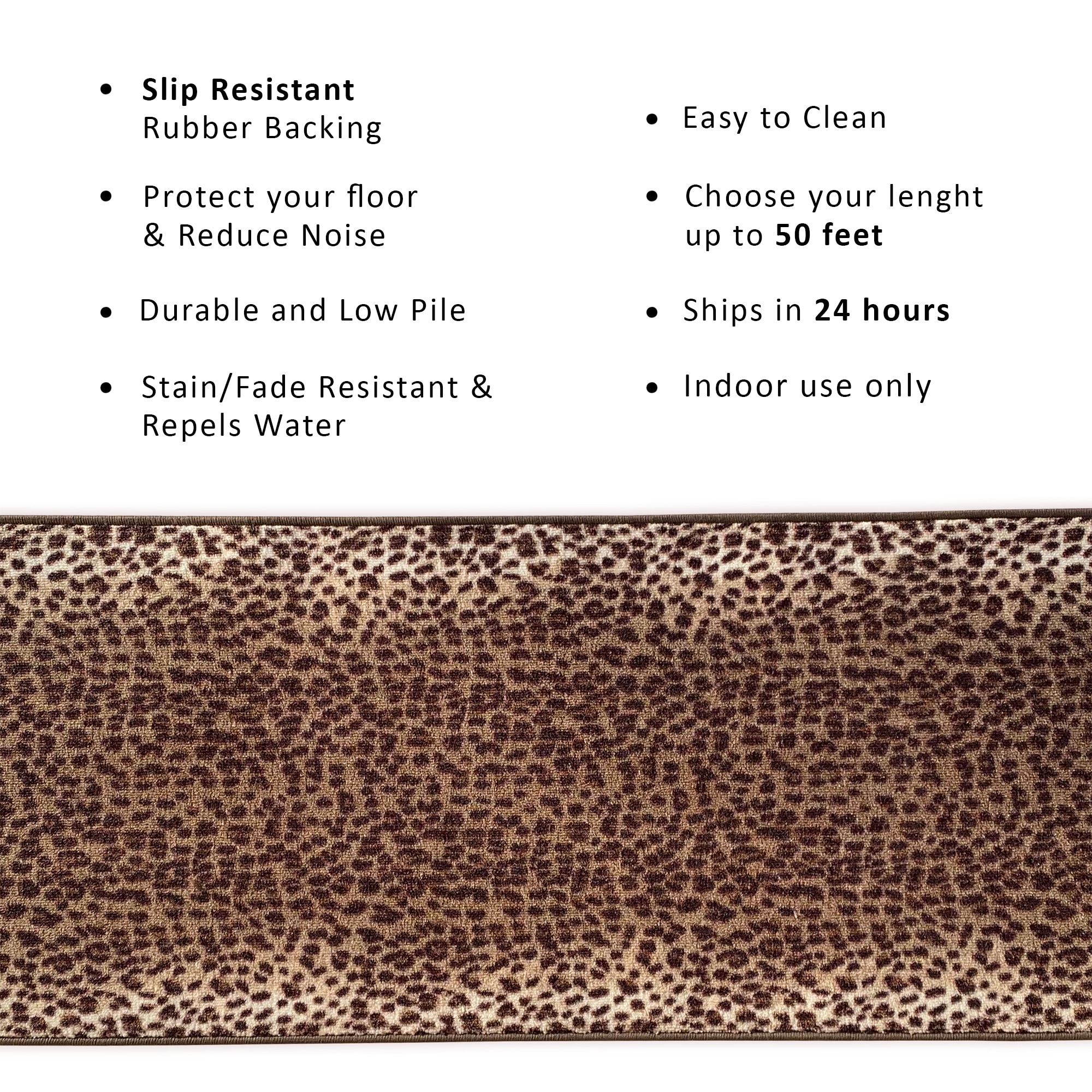 Playa Rug LEOPARD-BROWN-26X15 rugs - View #4