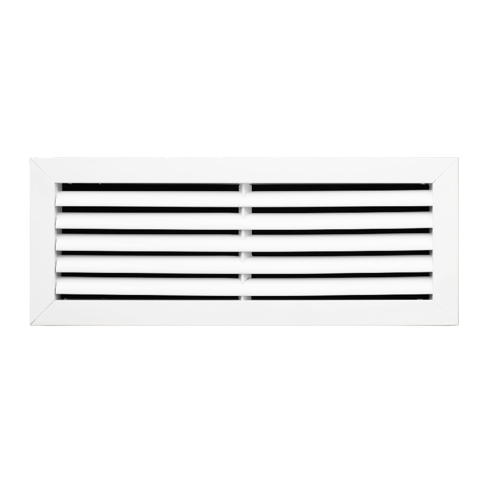 ACLaminaire L-RA  18X6 6-in x 18-in Aluminum White Sidewall/Ceiling Grille