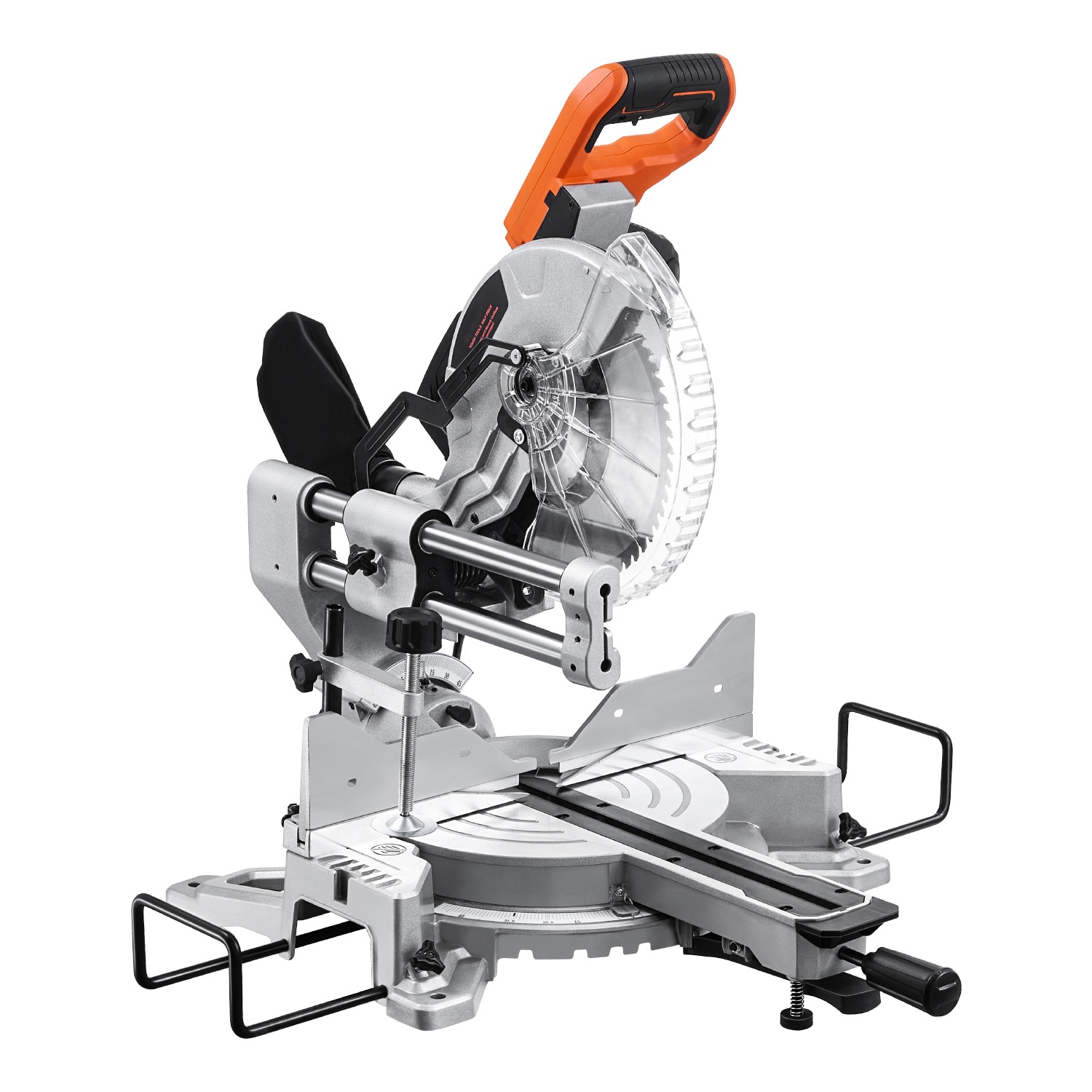 VEVOR Sliding Compound Miter Saw 10-Inch Blade 15 Amp Motor 60-Tooth Corded Double Bevel Sliding Miter Saw LED Precision Alignment Angle Adjustable for Wood Composite Decking Laminates #SCXQJYSHDFH107539V1