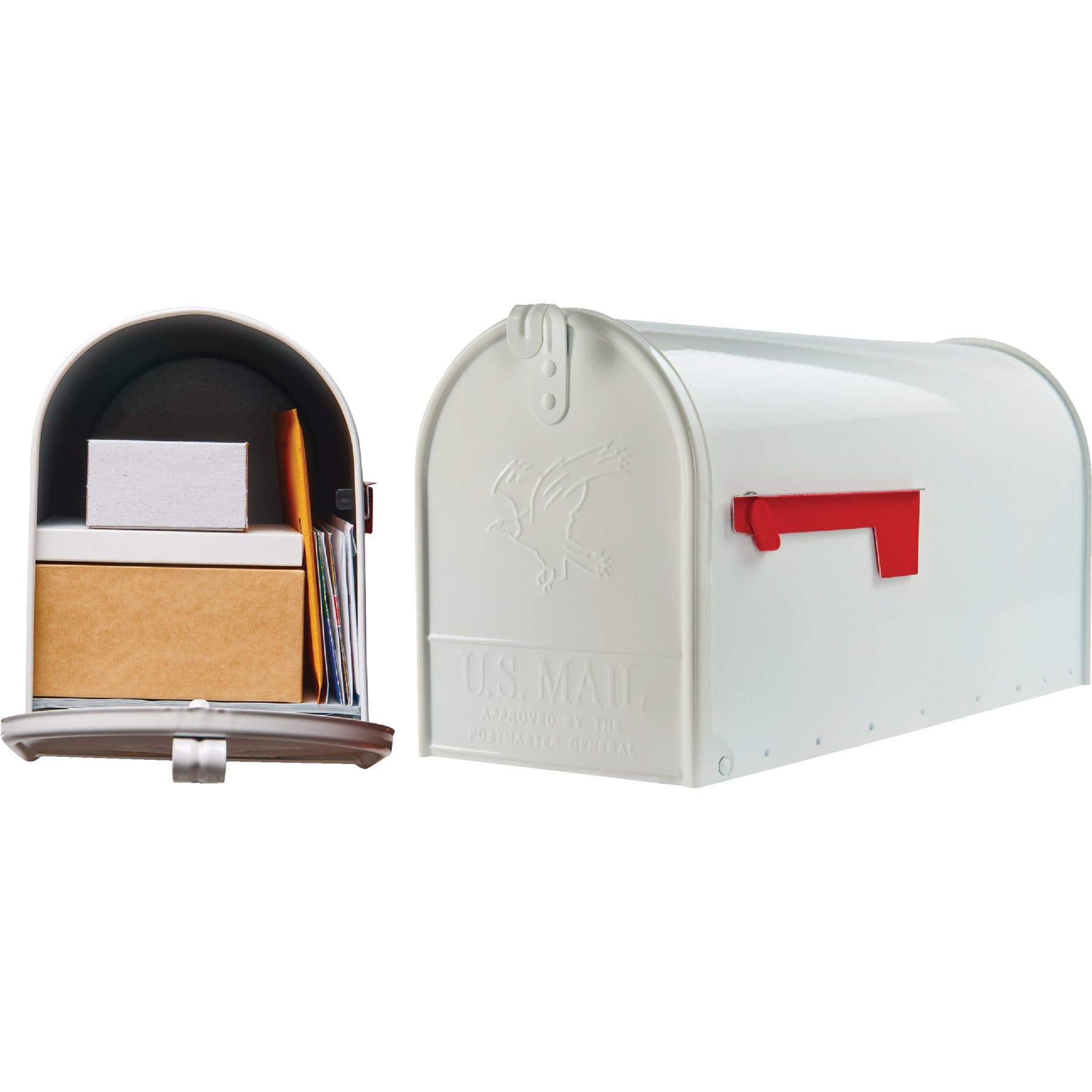 The Solar Group Solar Group Mailsafe Medium Security Mailbox Plastic Aluminum Black.