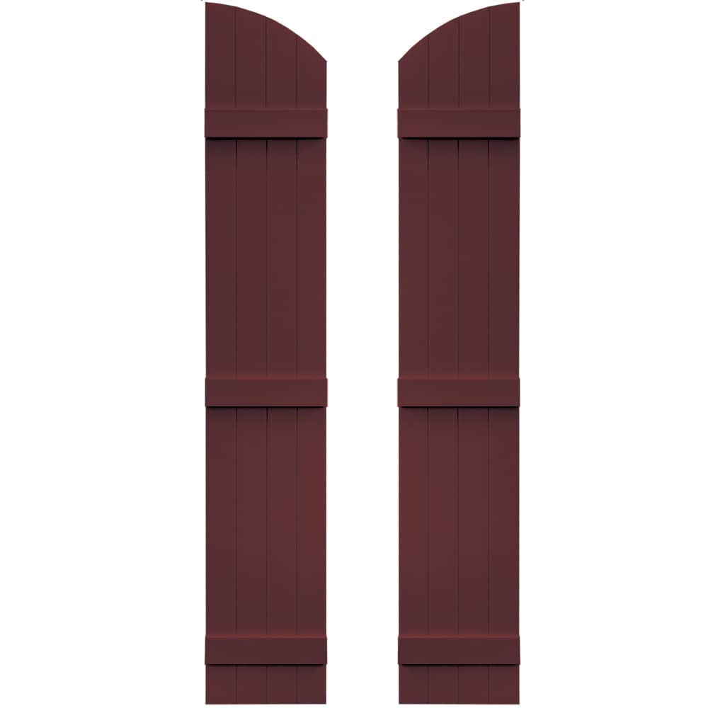 Vantage V5931477167 13.875-in W x 77-in H Cranberry Exterior Shutters