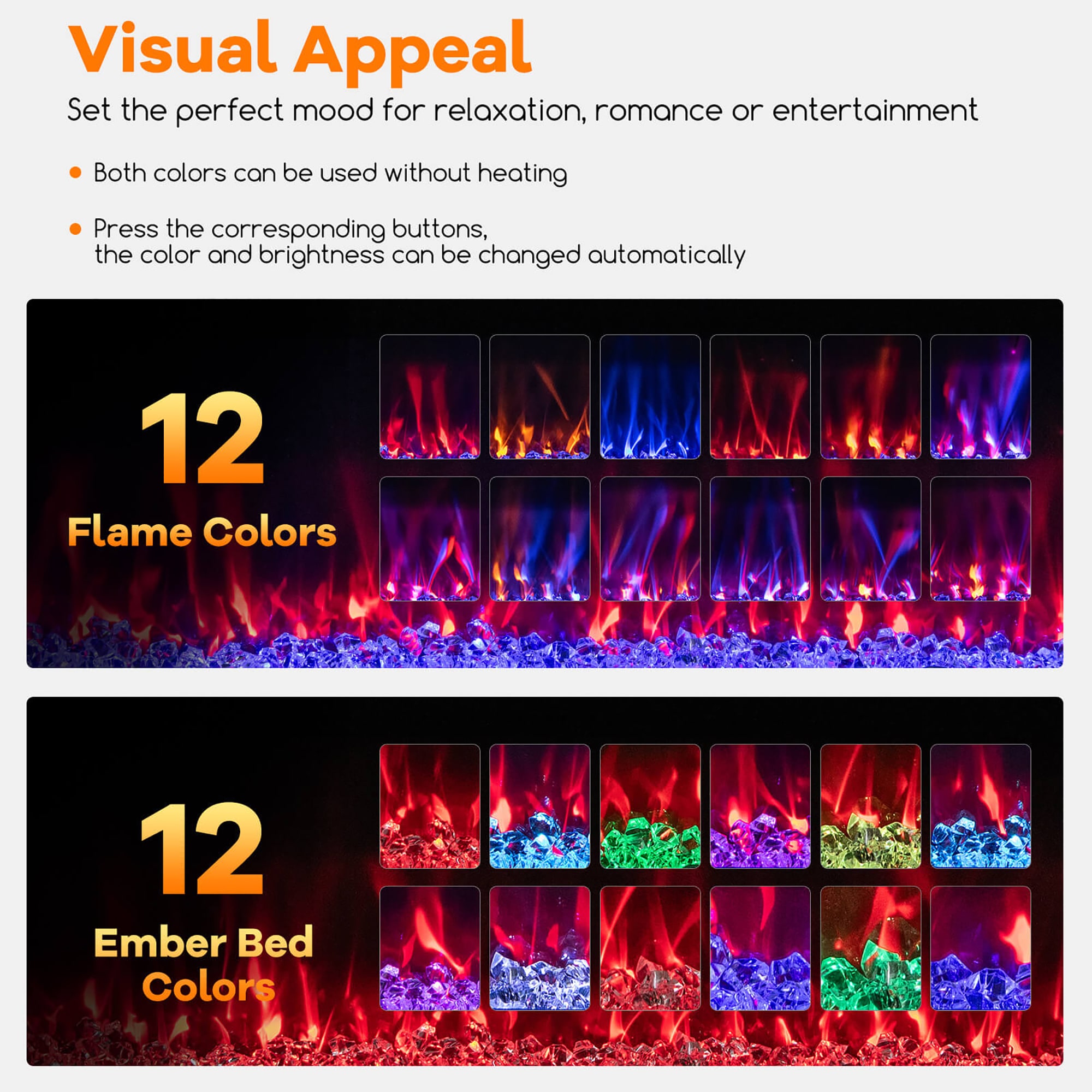 Goplus FP10235US-42 Electric-Fireplaces - View #4