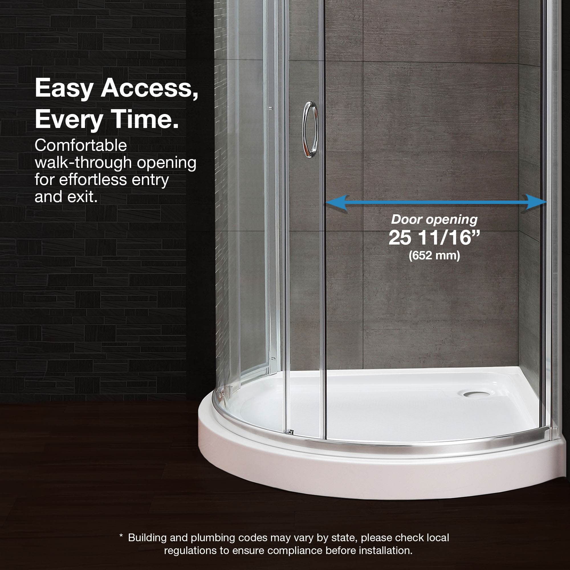 OVE Decors 15SKA-BREF36-SAT Alcove-Shower-Kit - View #5