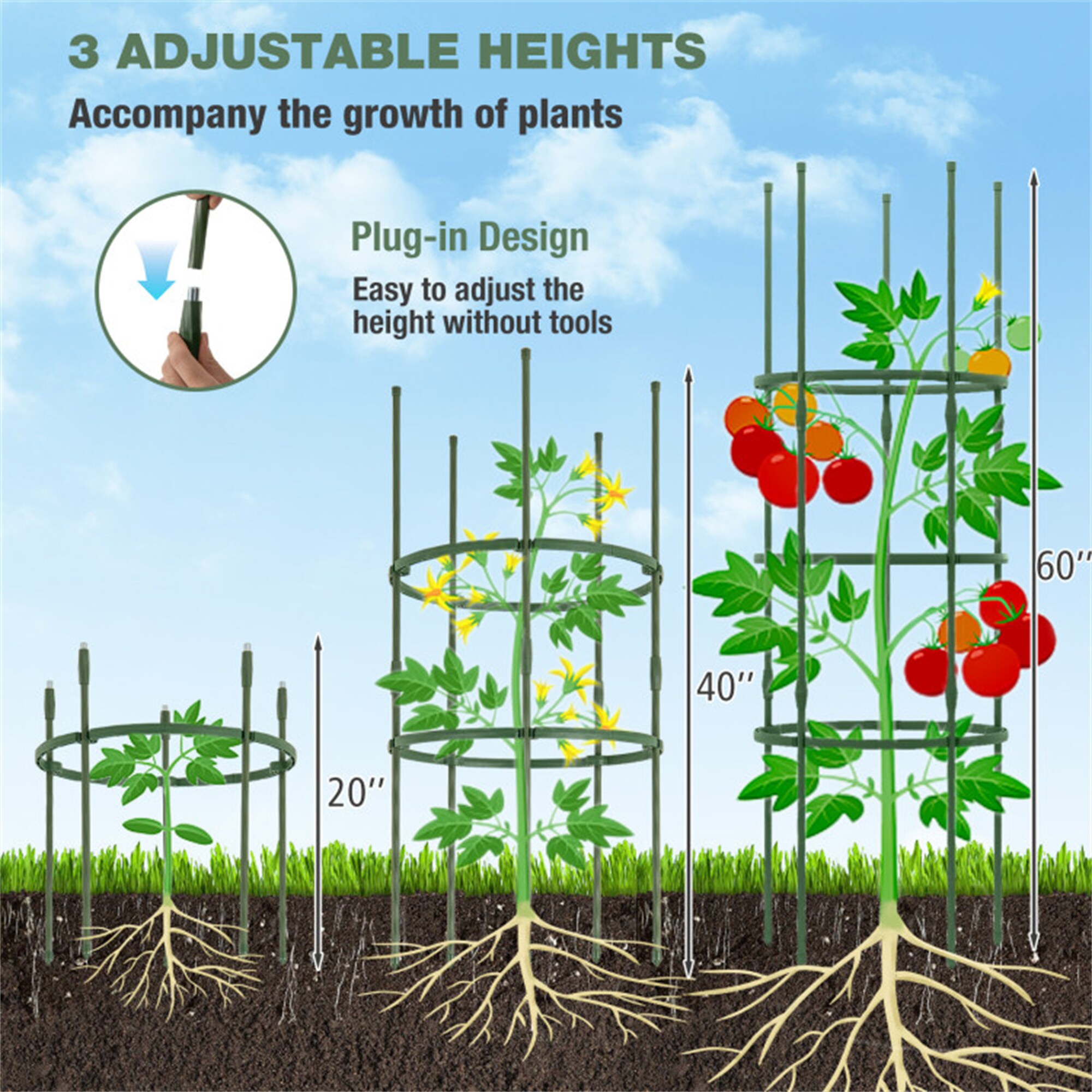 BABOOM BOM-GT4355-CO Garden-Trellis - View #3