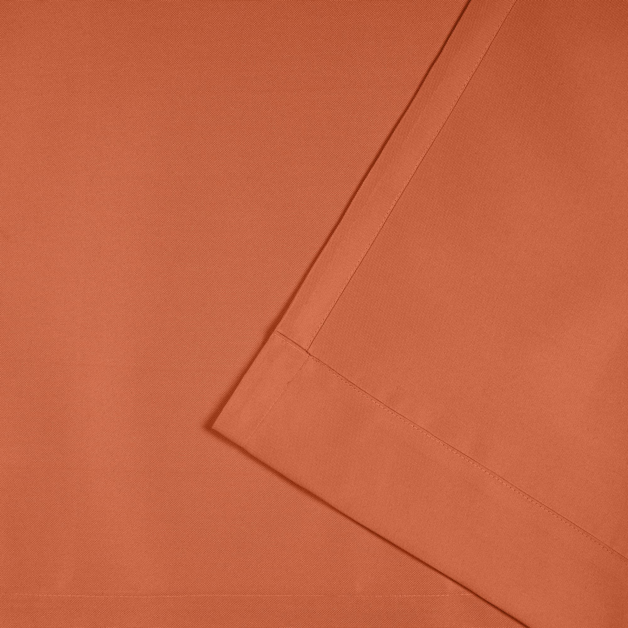 Mecca Orange Light-Filtering Polyester Tab Top Curtain Panels, 54x120